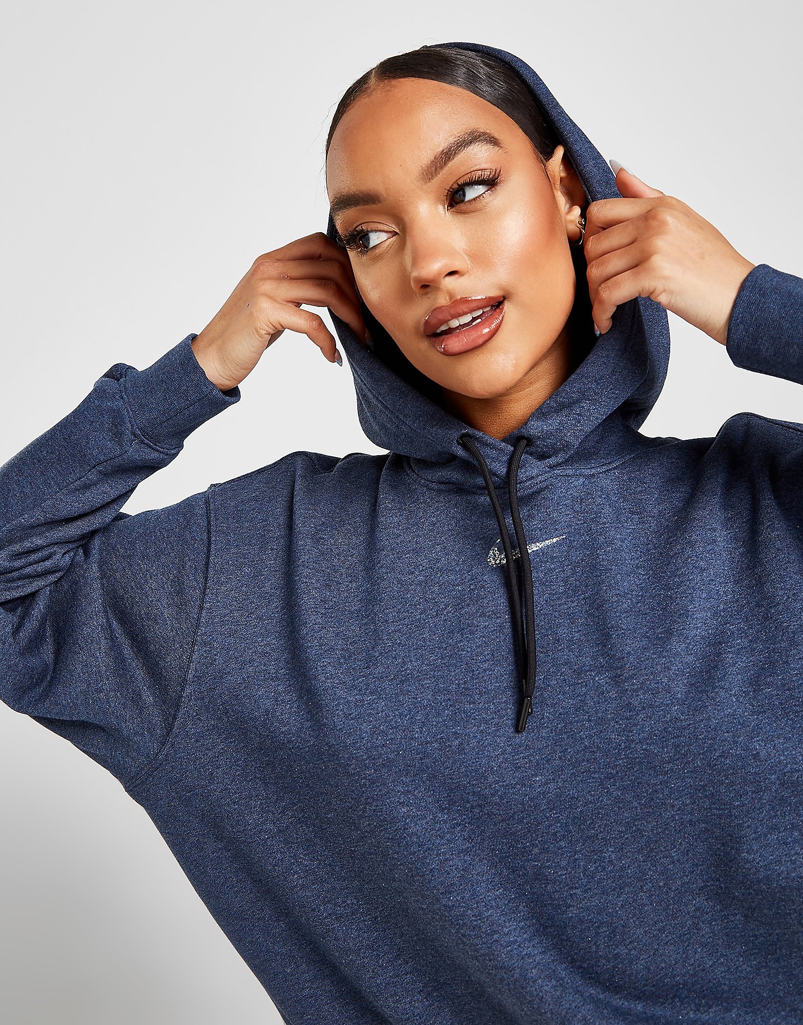 

Nike Sustainable Fleece Overhead Hoodie - Deep Royal Blue/Heather/White - Womens, Deep Royal Blue/Heather/White