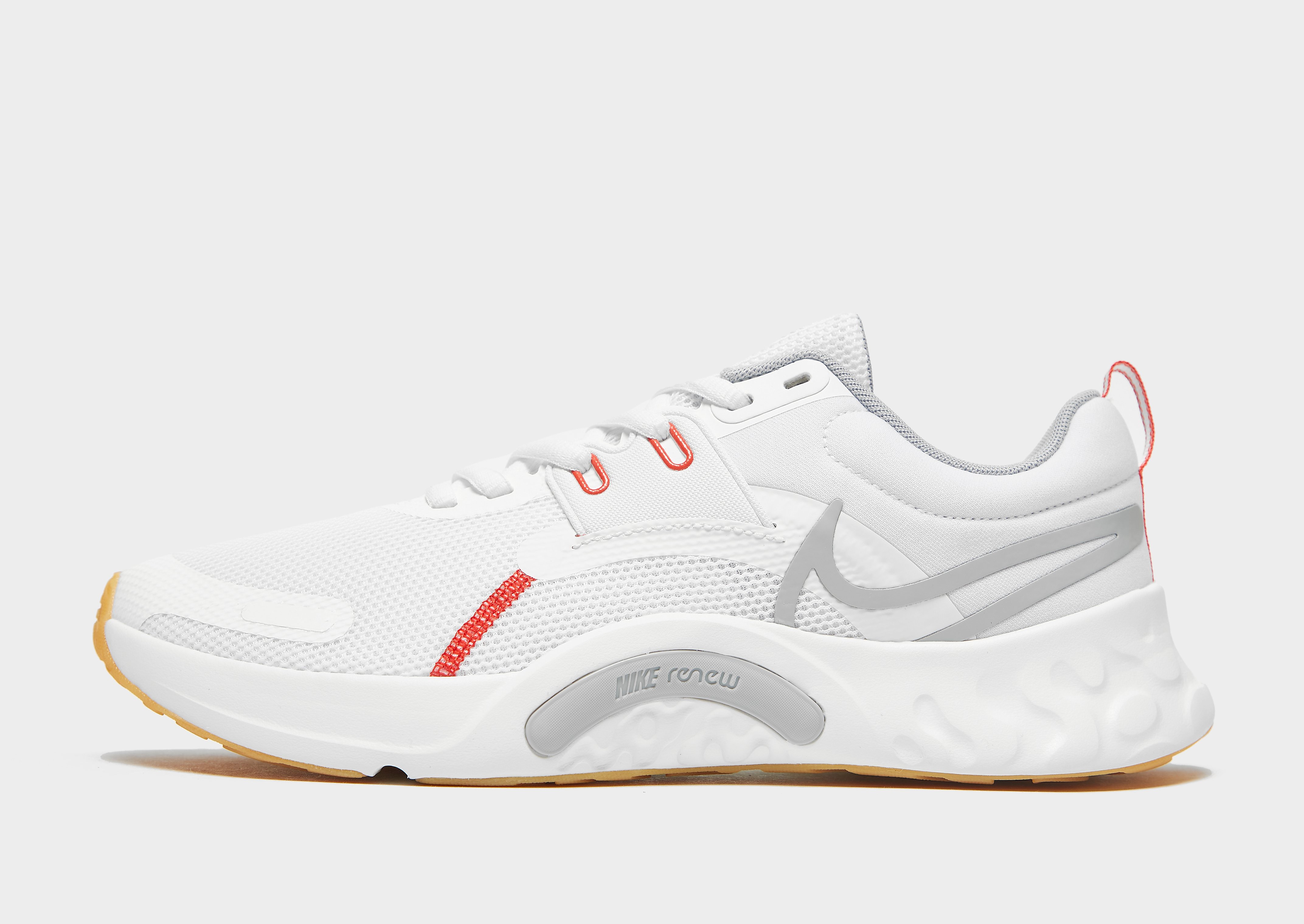Nike Renew Retaliation TR 3 - White/Summit White/Chile Red/Light Smoke Grey - Mens, White/Summit White/Chile Red/Light Smoke Grey