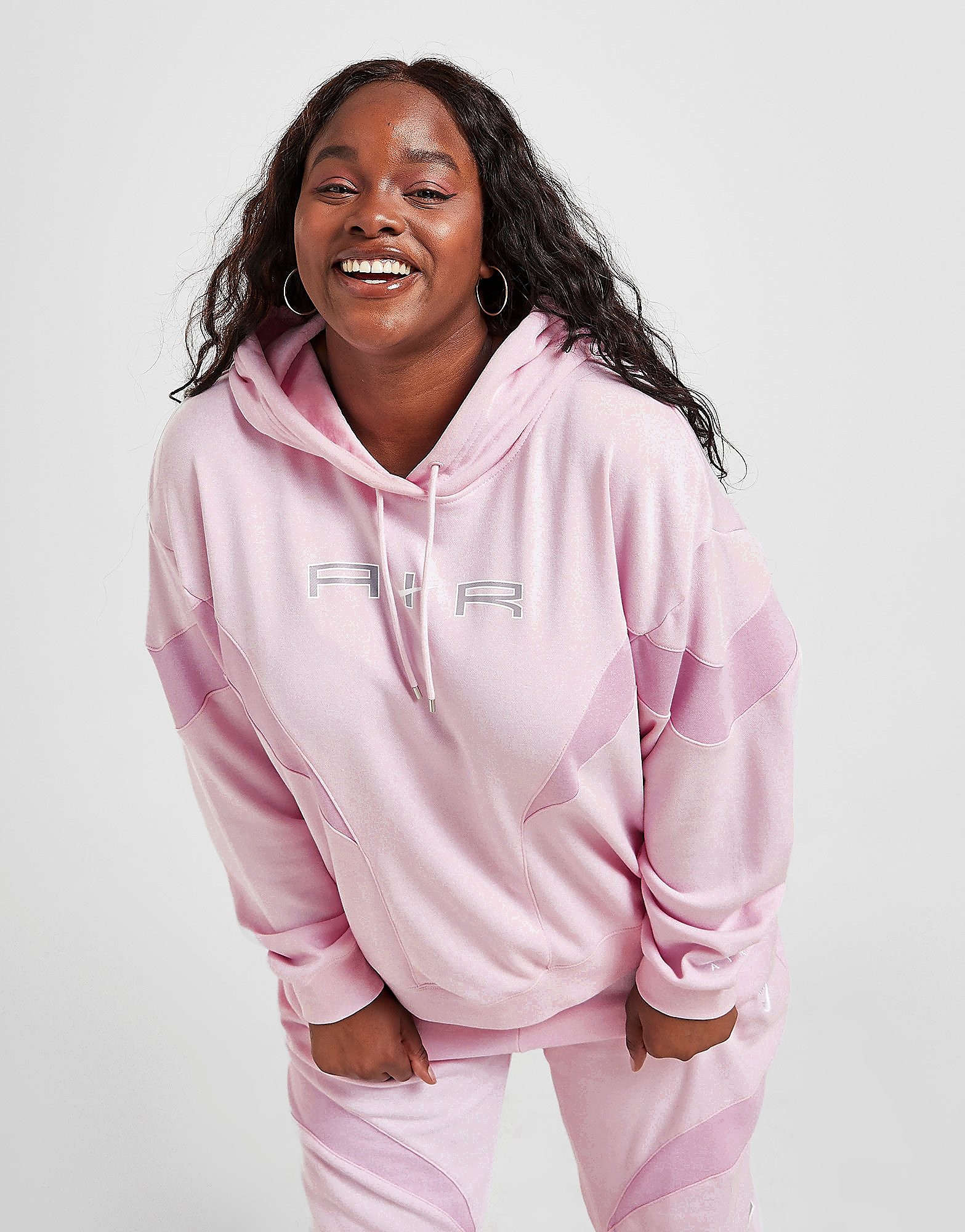

Nike Plus Size Nike Air Overhead Hoodie - Regal Pink/Light Arctic Pink/White - Womens, Regal Pink/Light Arctic Pink/White