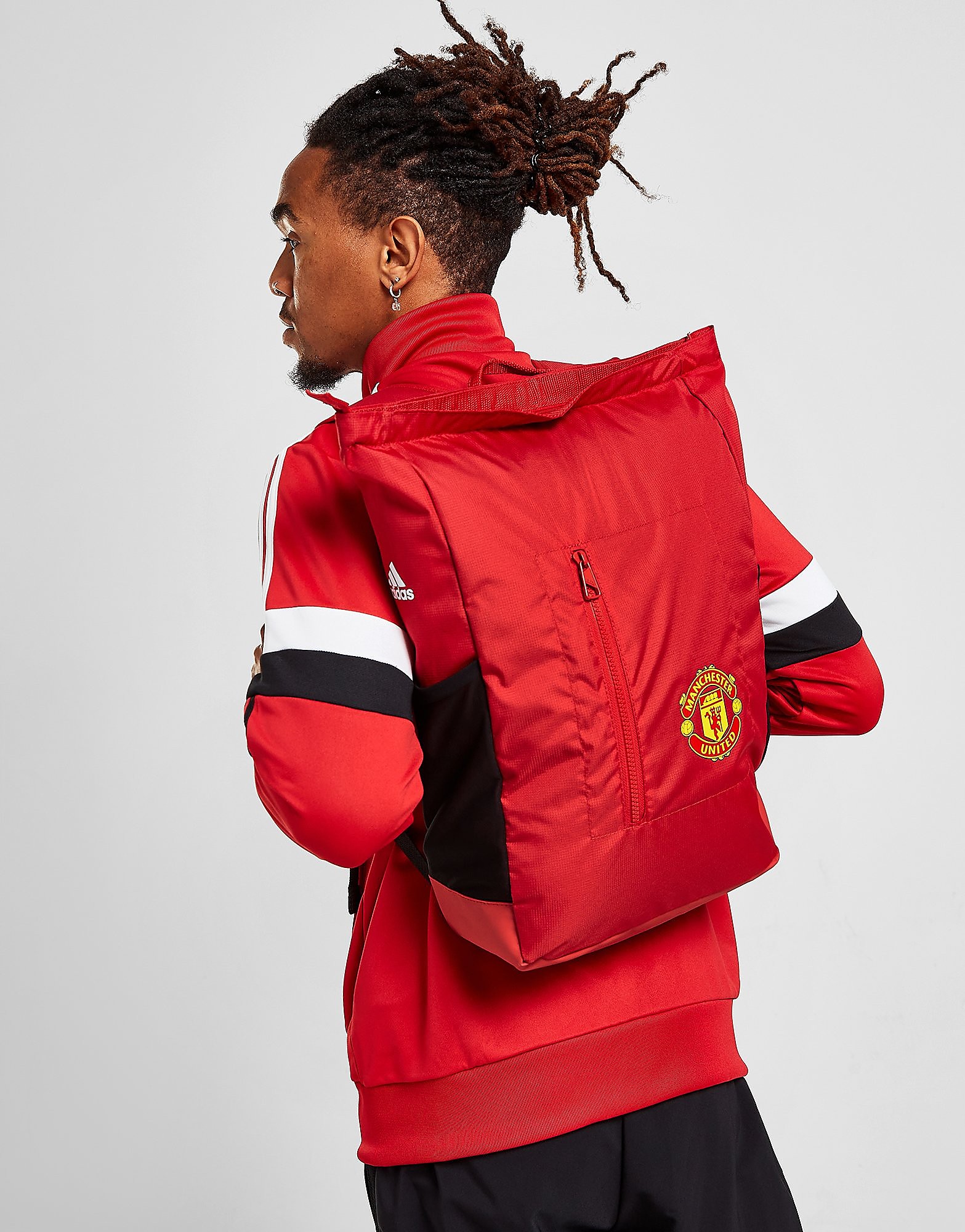 

adidas Manchester United FC 2021 Backpack - Real Red / Black / Yellow - Kids, Real Red / Black / Yellow