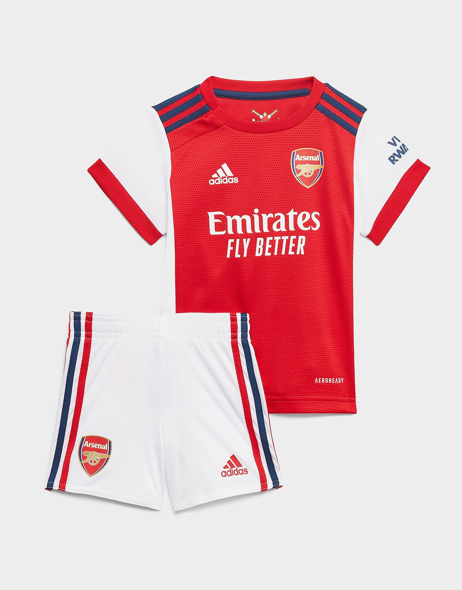 

adidas Arsenal FC 2021/22 Home Kit Infant - White / Scarlet - Kids, White / Scarlet
