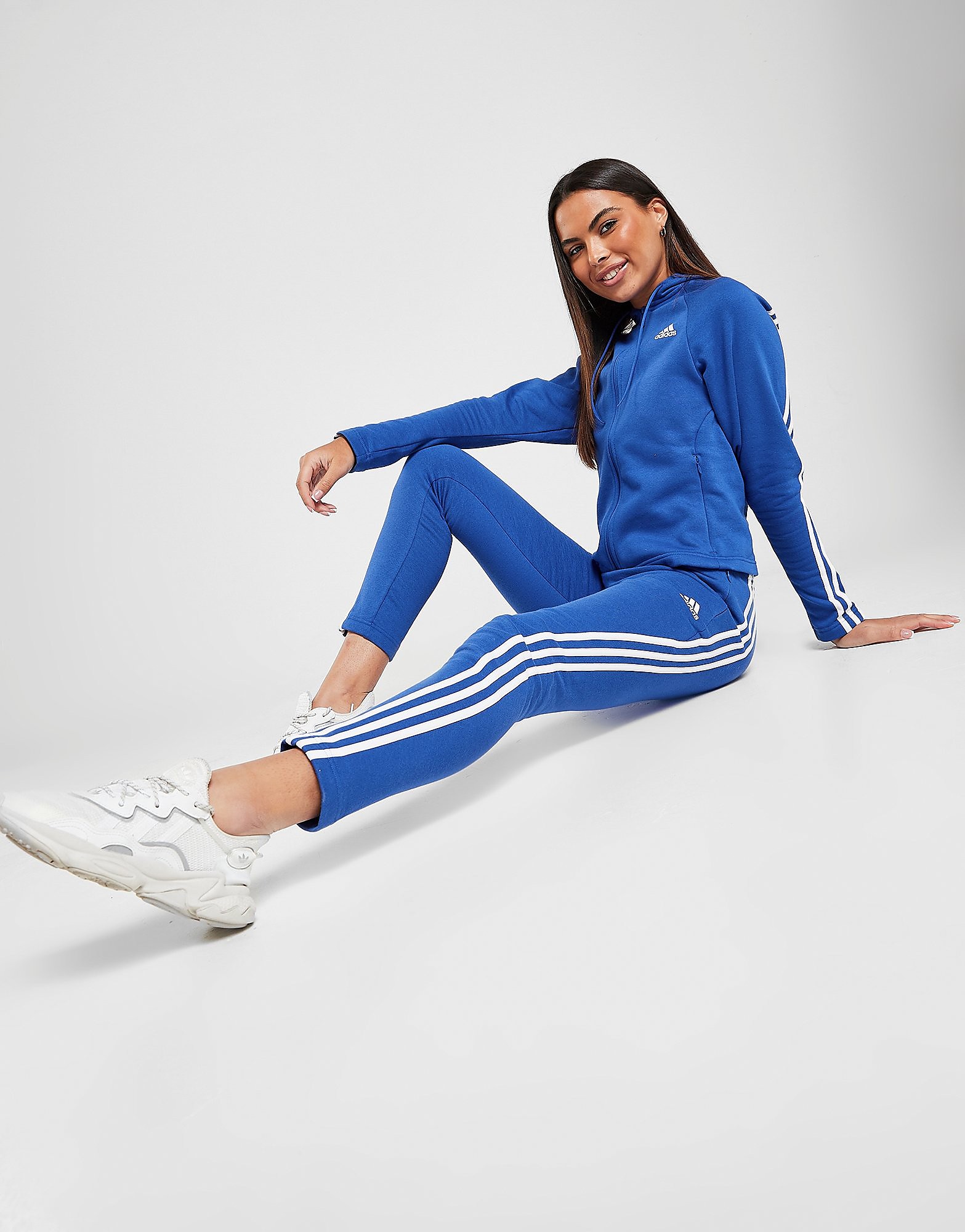 

adidas Energize Fleece Tracksuit - Blue - Womens, Blue