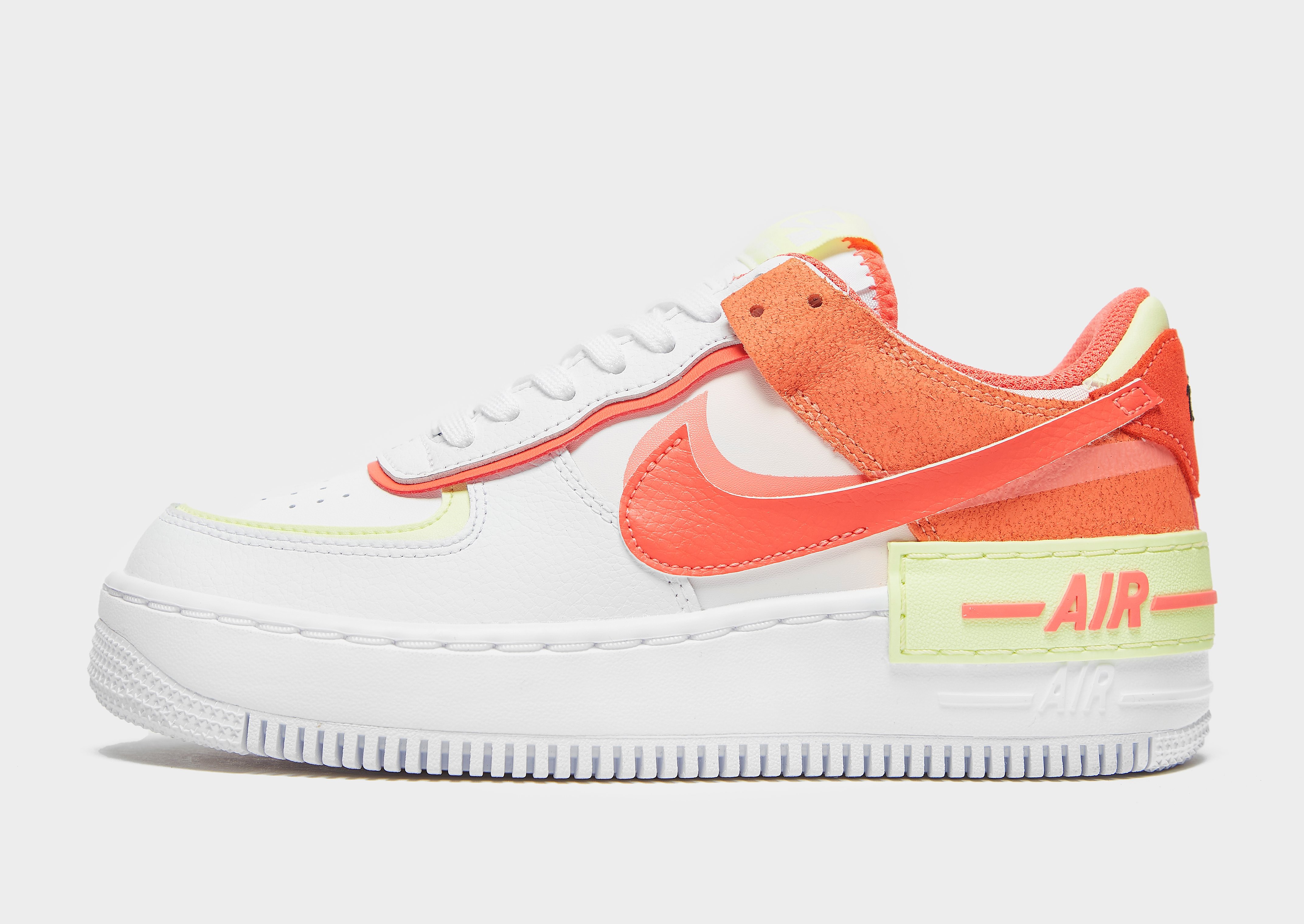 

Nike Air Force 1 Shadow Women's - White/Crimson Bliss/Lime Ice/Magic Ember, White/Crimson Bliss/Lime Ice/Magic Ember
