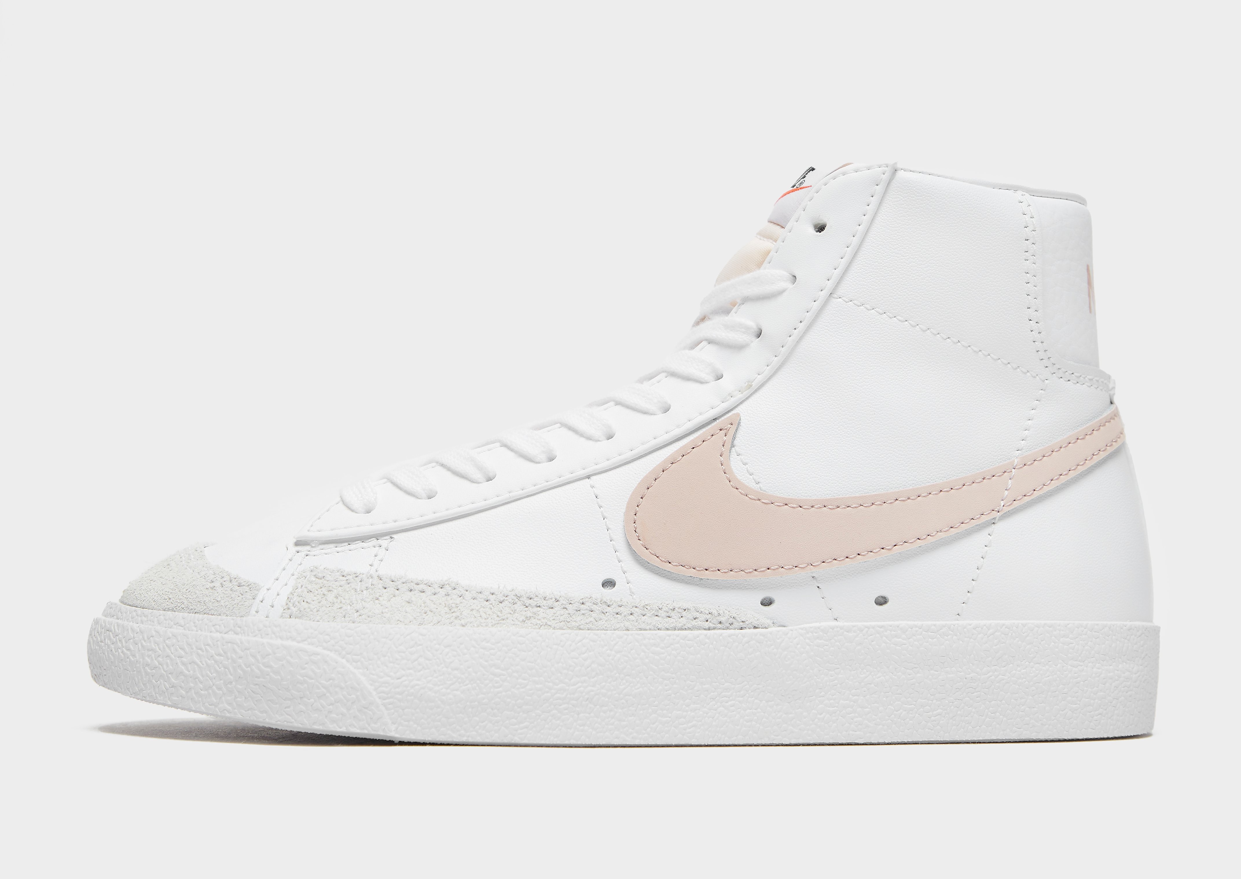 

Nike Blazer Mid '77 Women's - White/Peach/Summit White/Pink Oxford, White/Peach/Summit White/Pink Oxford
