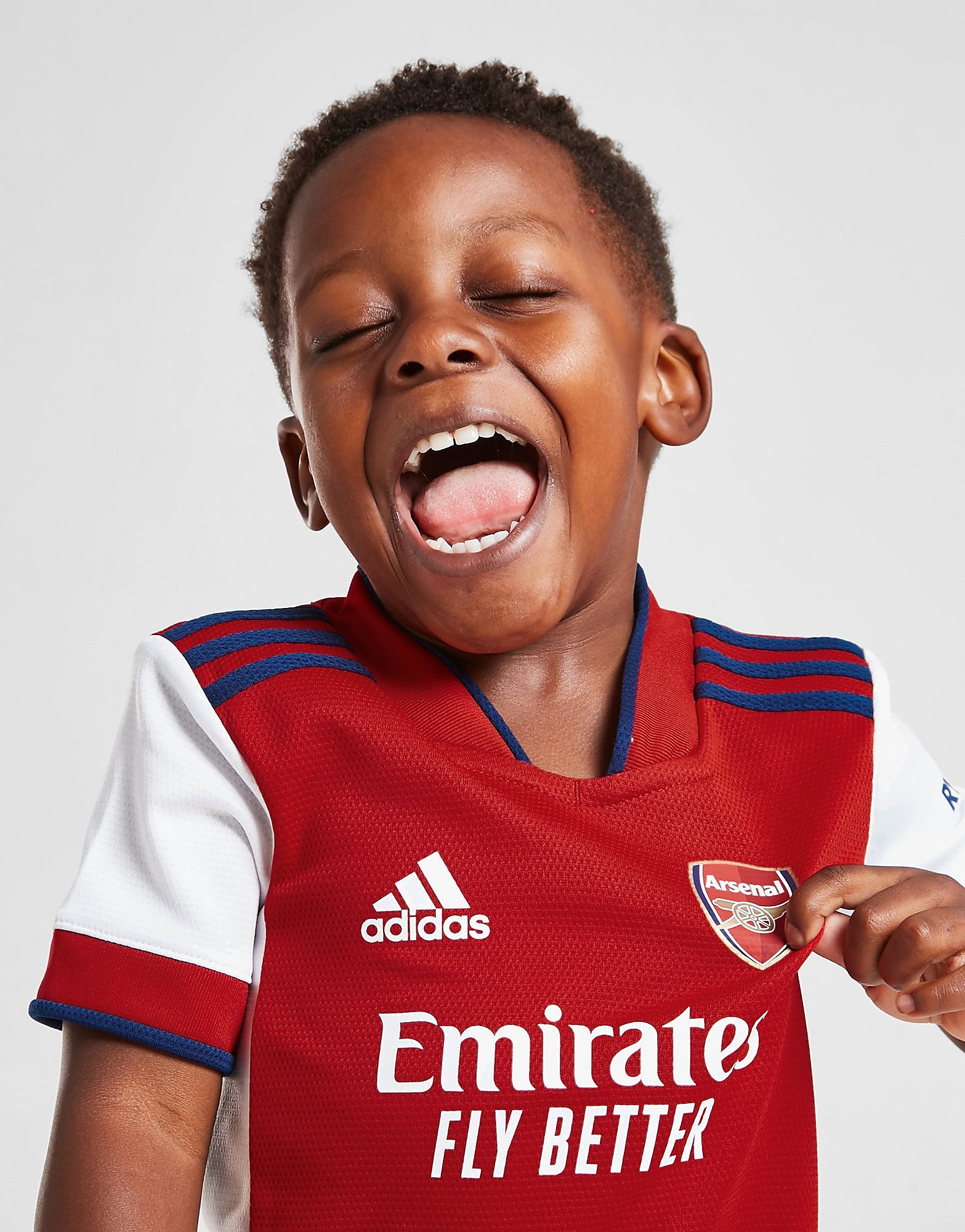 

adidas Arsenal FC 2021/22 Home Kit Children - White / Scarlet/White - Kids, White / Scarlet/White