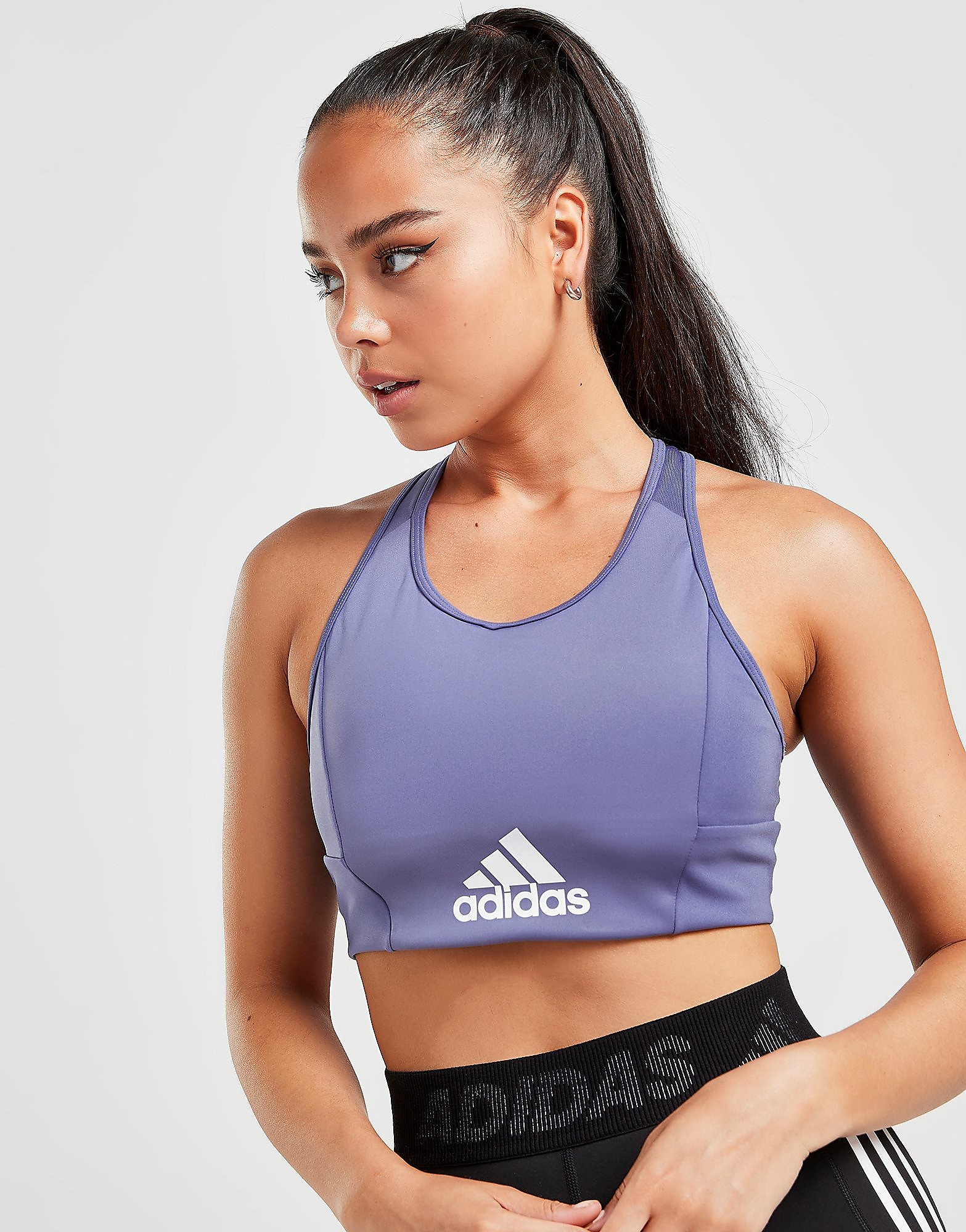 

adidas Core Sports Bra - Purple - Womens, Purple