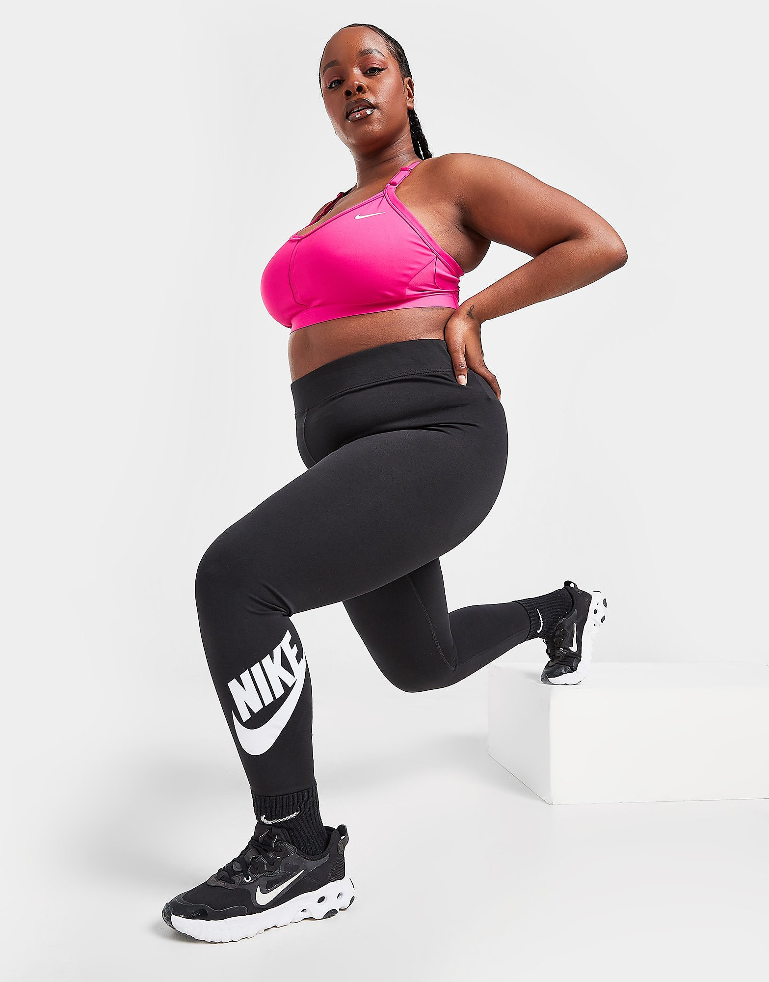 

Nike Plus Size Futura Leggings - Black/White - Womens, Black/White