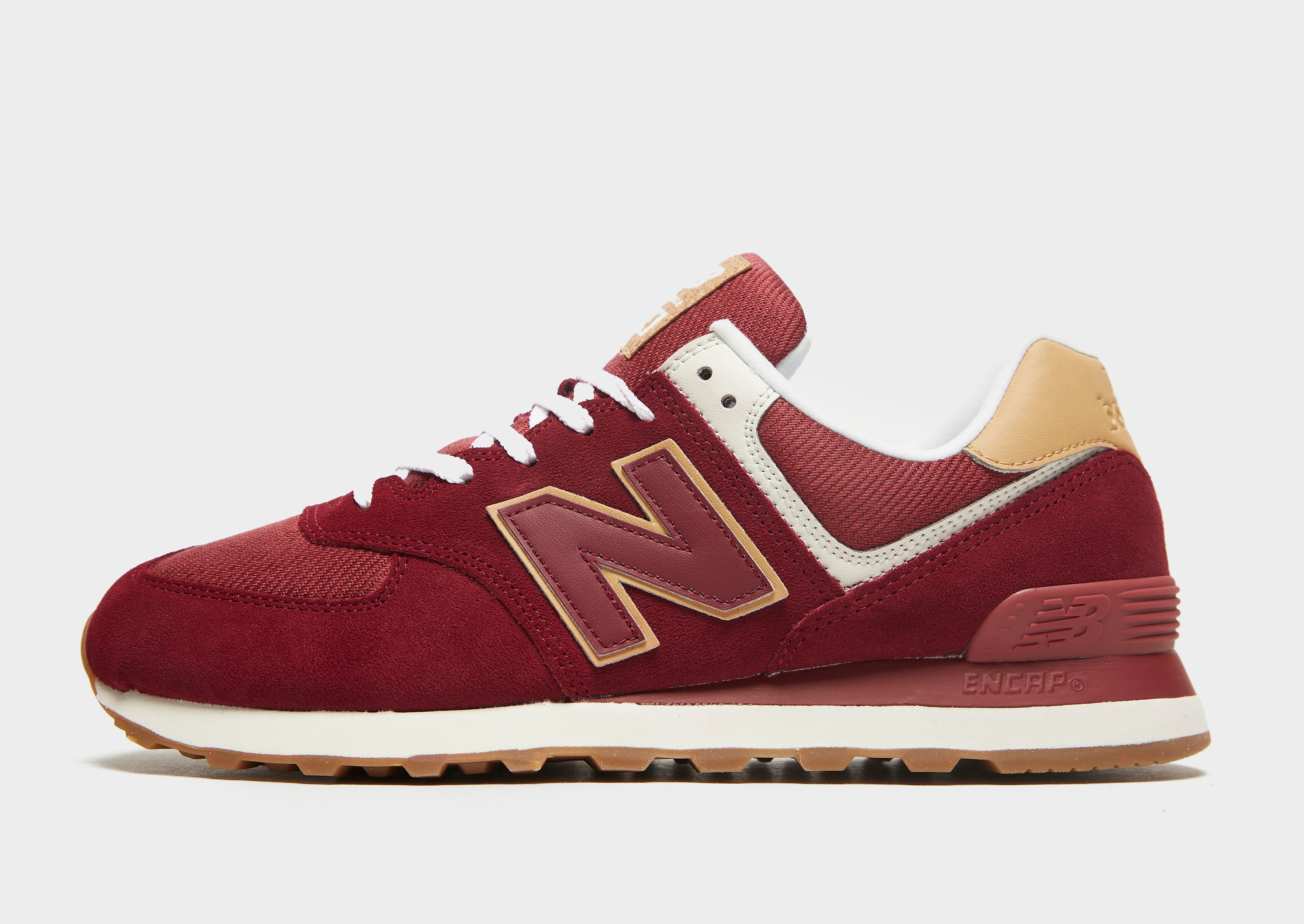 

New Balance 574 - Red - Mens, Red