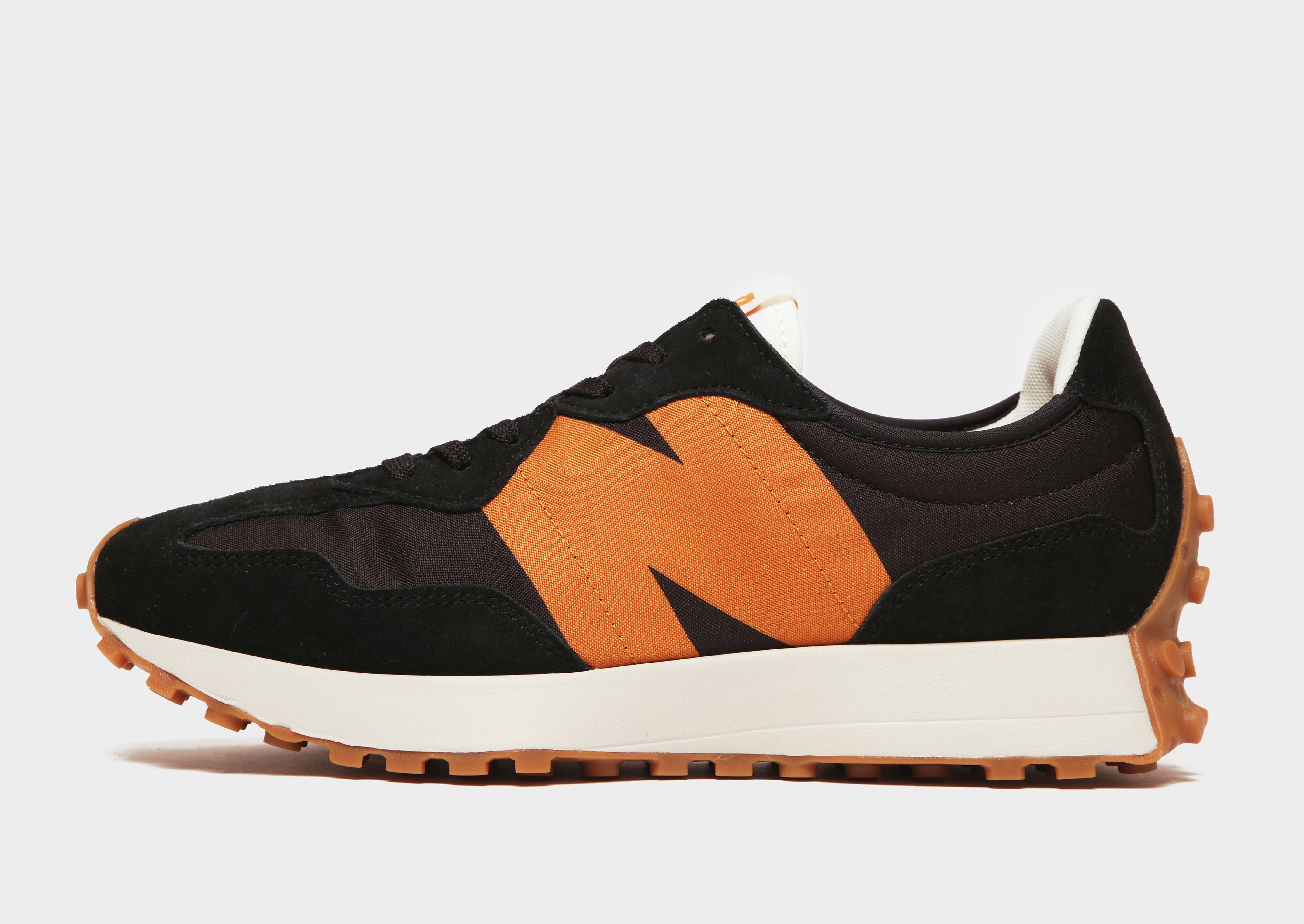 

New Balance 327 - Black/Orange - Mens, Black/Orange