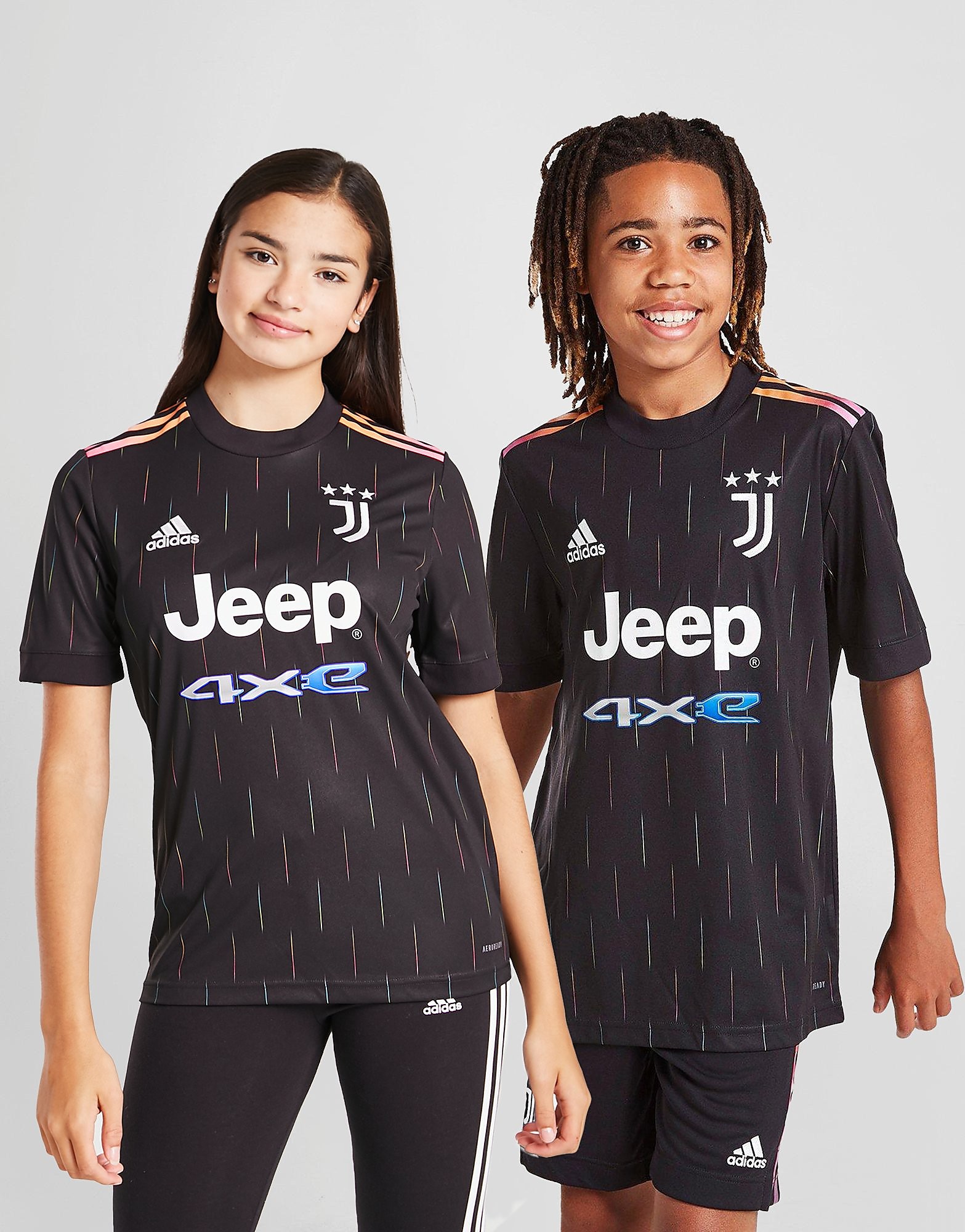 

adidas Juventus FC 2021/22 Away Shirt Junior - Black - Kids, Black