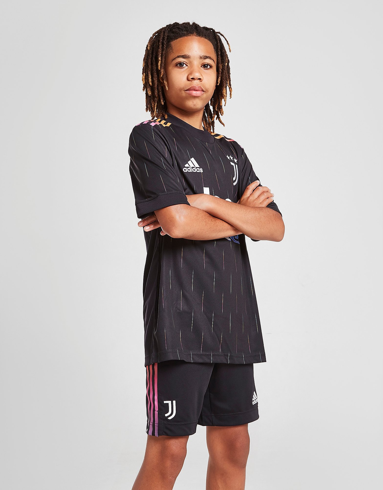 

adidas Juventus FC 2021/22 Away Shorts Junior - Black - Kids, Black