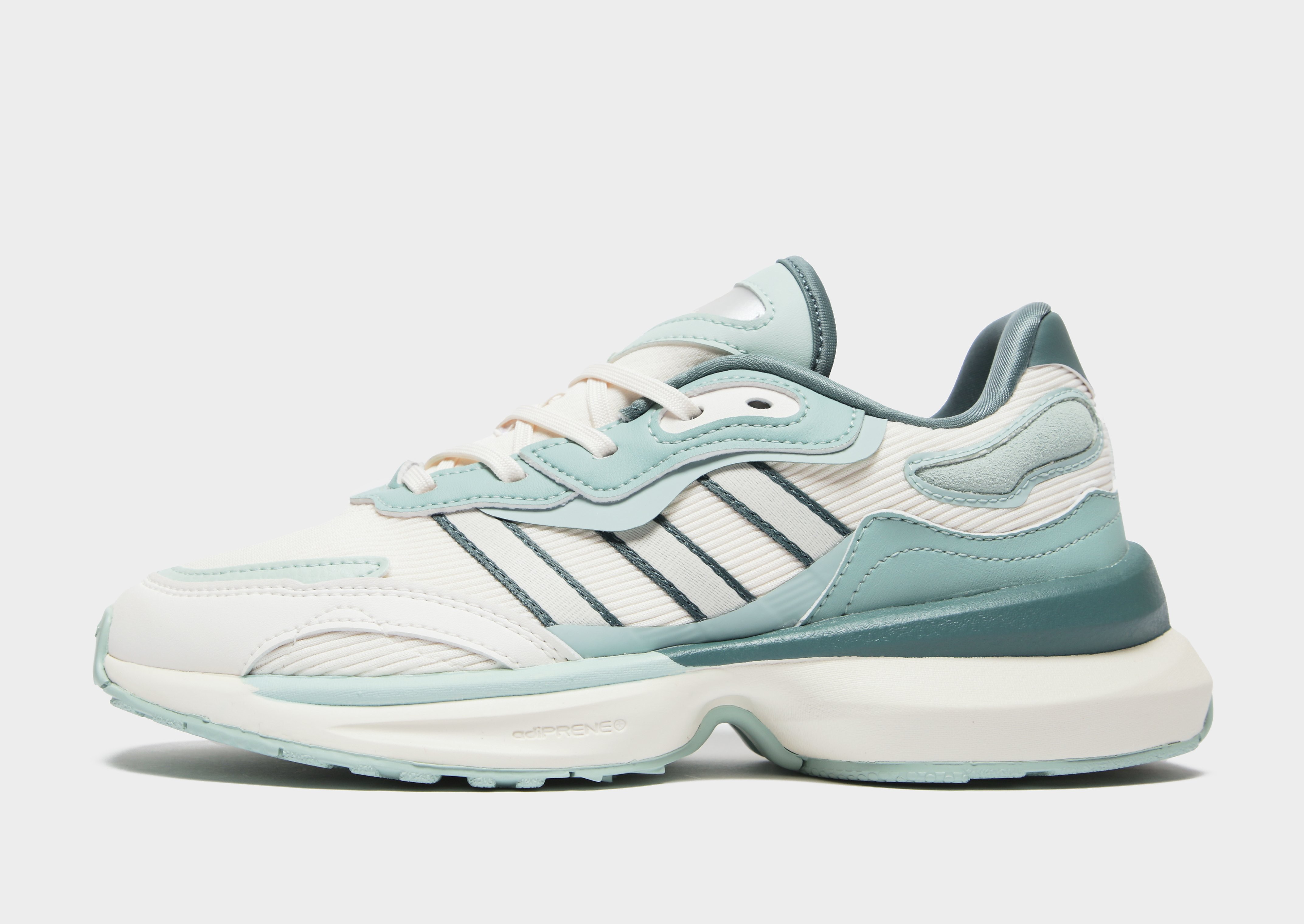

adidas Originals Zentic Women's - Chalk White / Chalk White / Hazy Green/Green, Chalk White / Chalk White / Hazy Green/Green