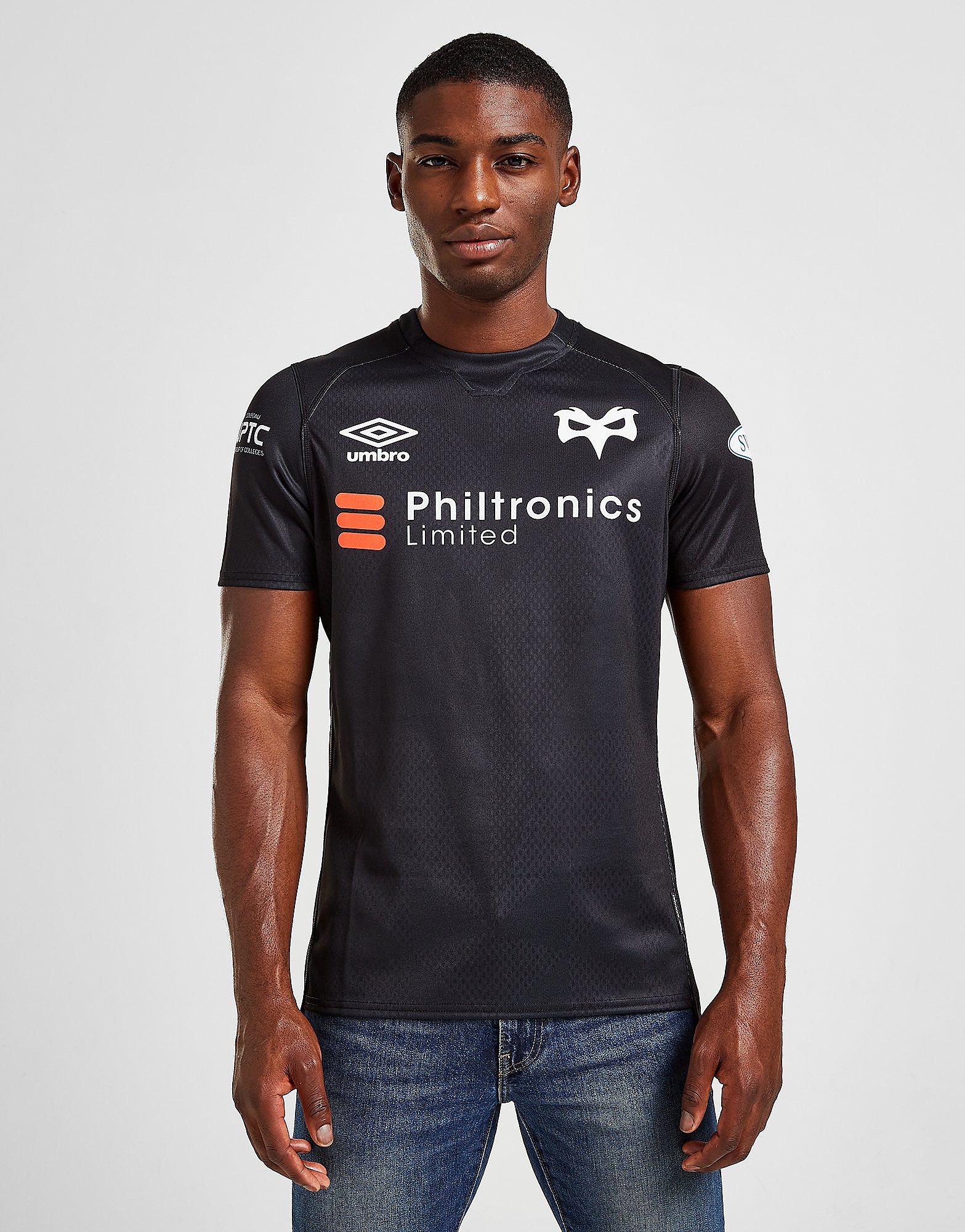 

Umbro Ospreys 2021/22 Home Shirt - Black - Mens, Black