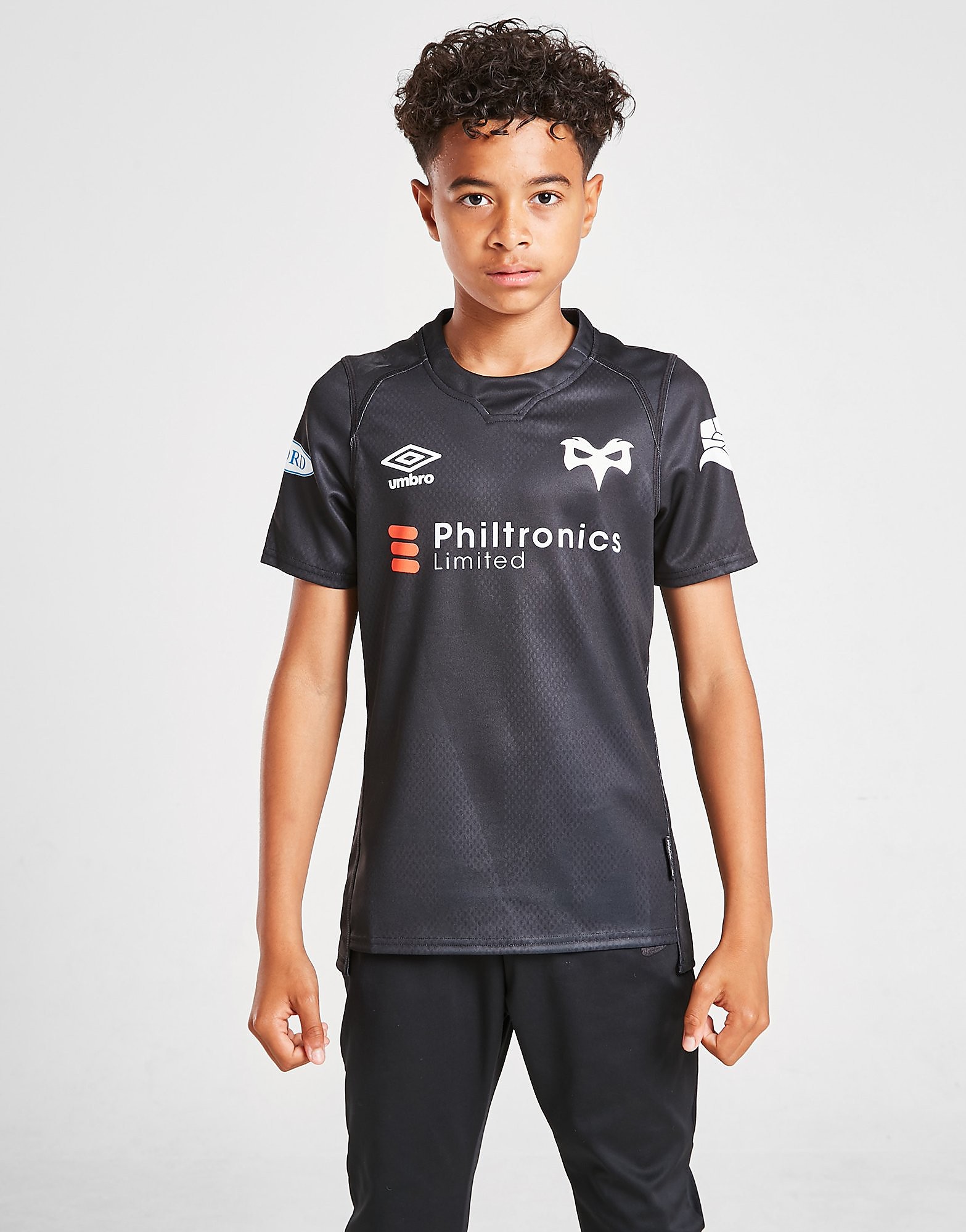 

Umbro Ospreys 2021/22 Home Shirt Junior - Black - Kids, Black