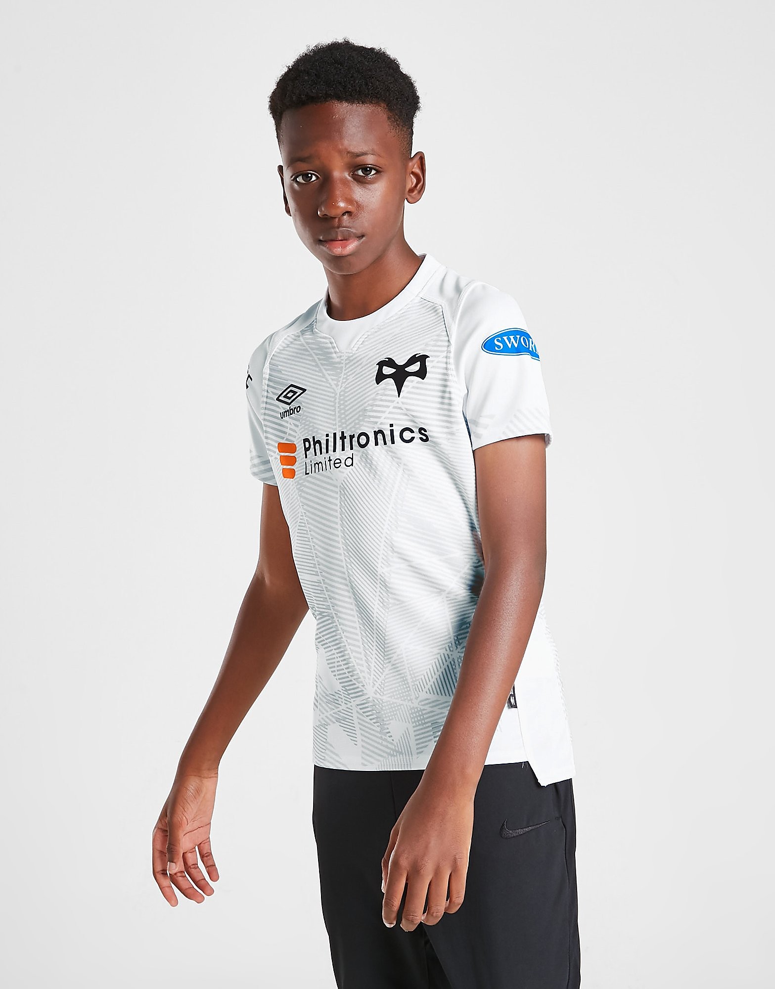 Umbro Ospreys 2021/22 Away Shirt Junior - White - Kids, White