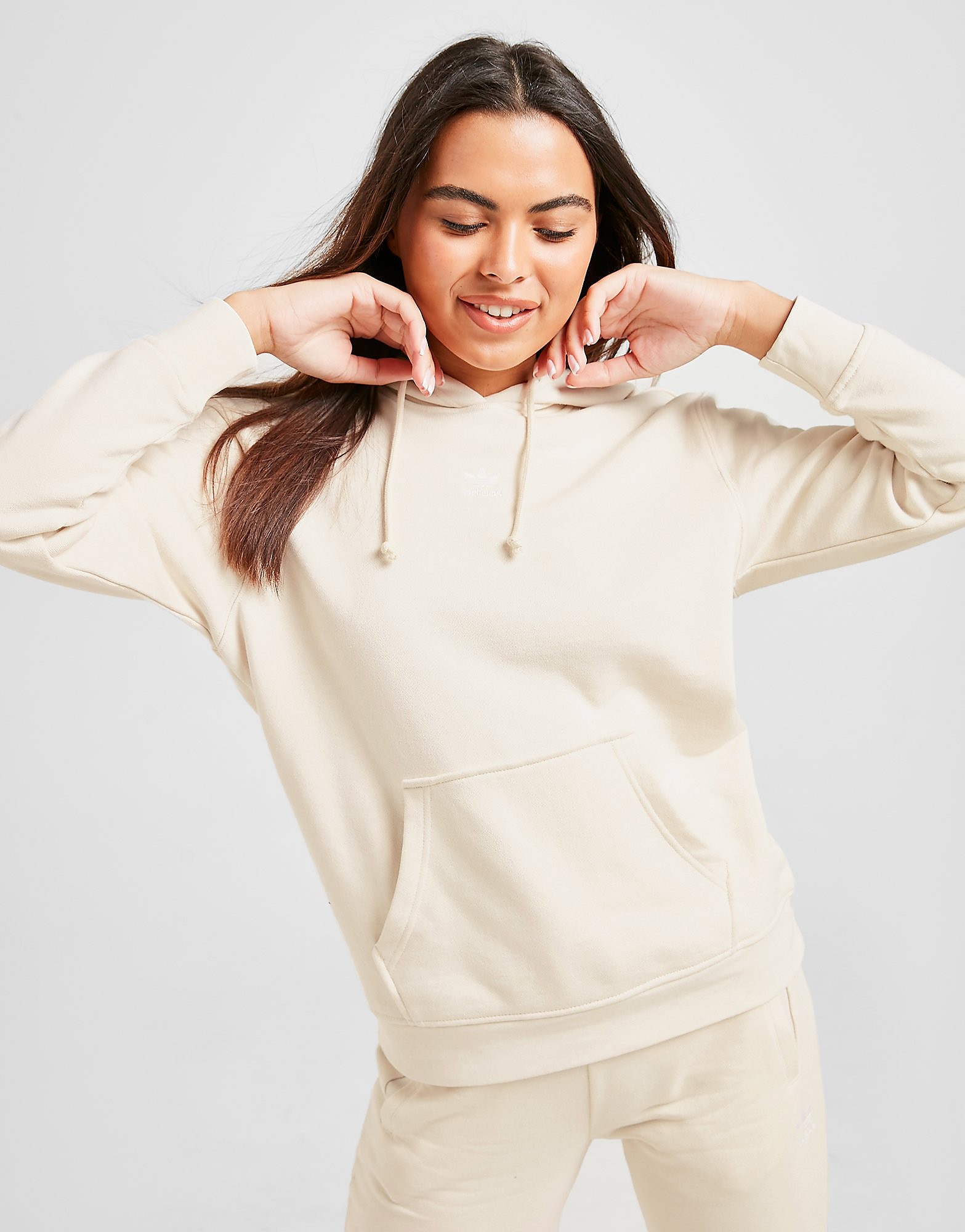 

adidas Originals Essential Hoodie - Wonder White - Womens, Wonder White