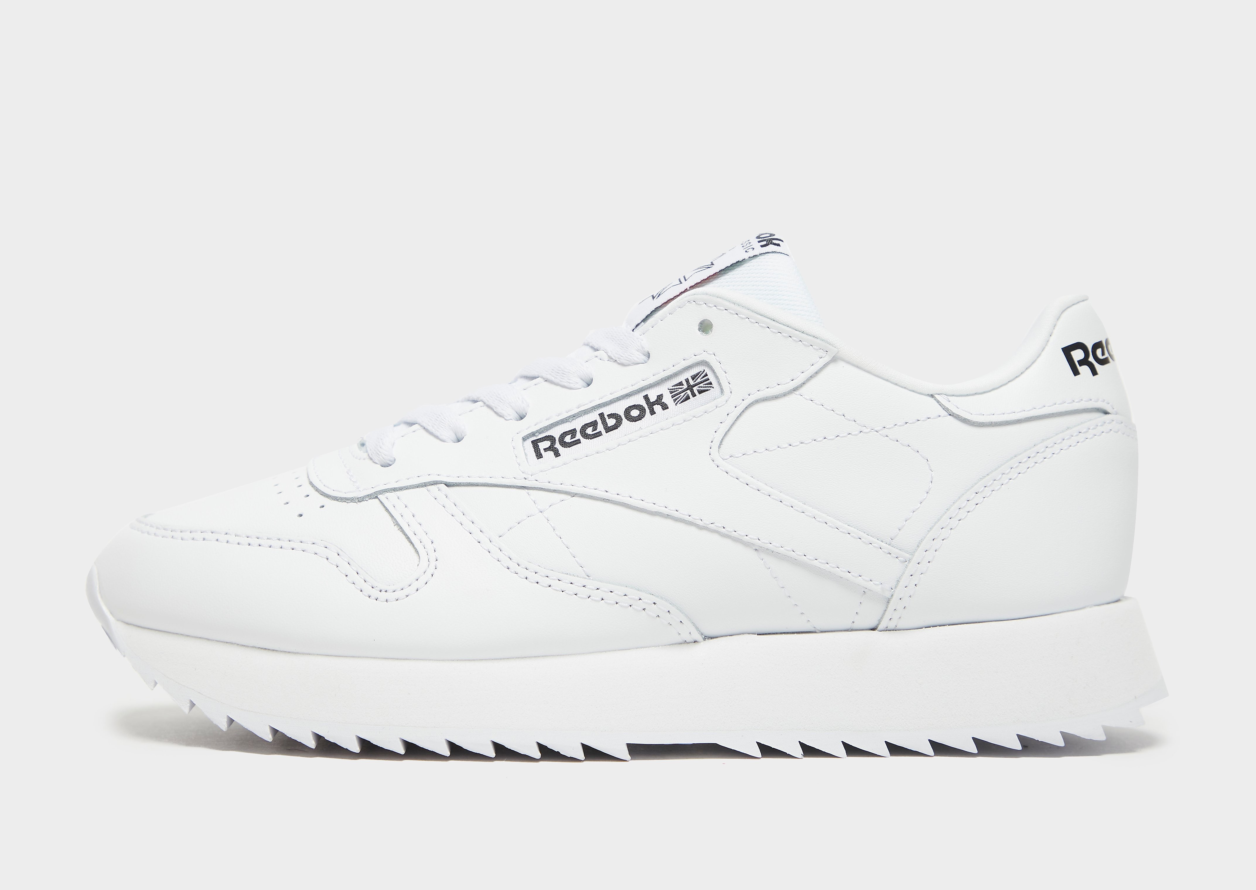 

Reebok Classic Leather Ripple Women's - Cloud White / Cloud White / Cloud White, Cloud White / Cloud White / Cloud White
