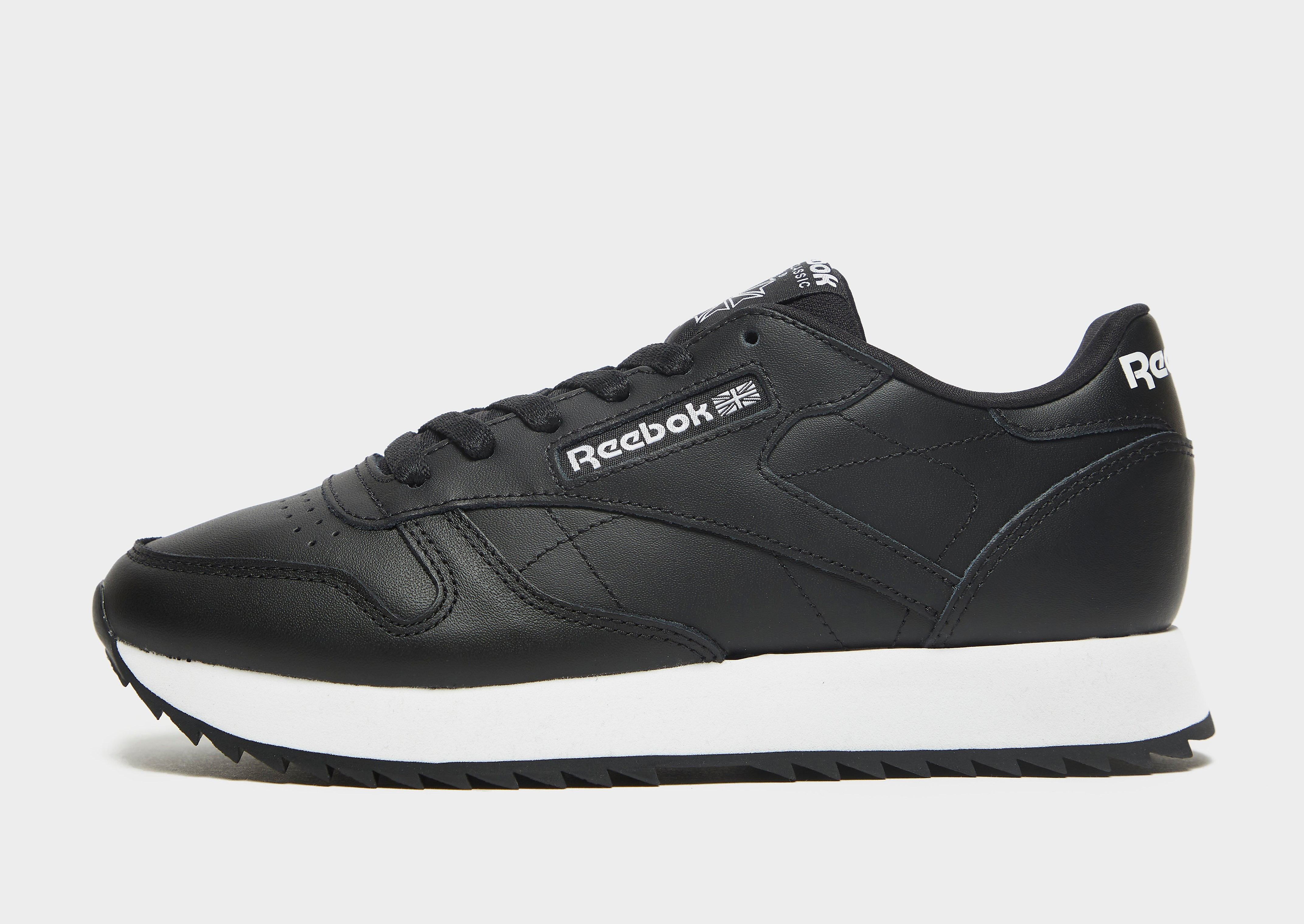 

Reebok Classic Leather Ripple Women's - Core Black / Core Black / Cloud White, Core Black / Core Black / Cloud White