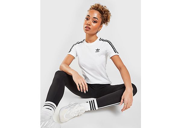 Adidas Originals Adicolor Classics 3-Stripes T-shirt - White - Dames