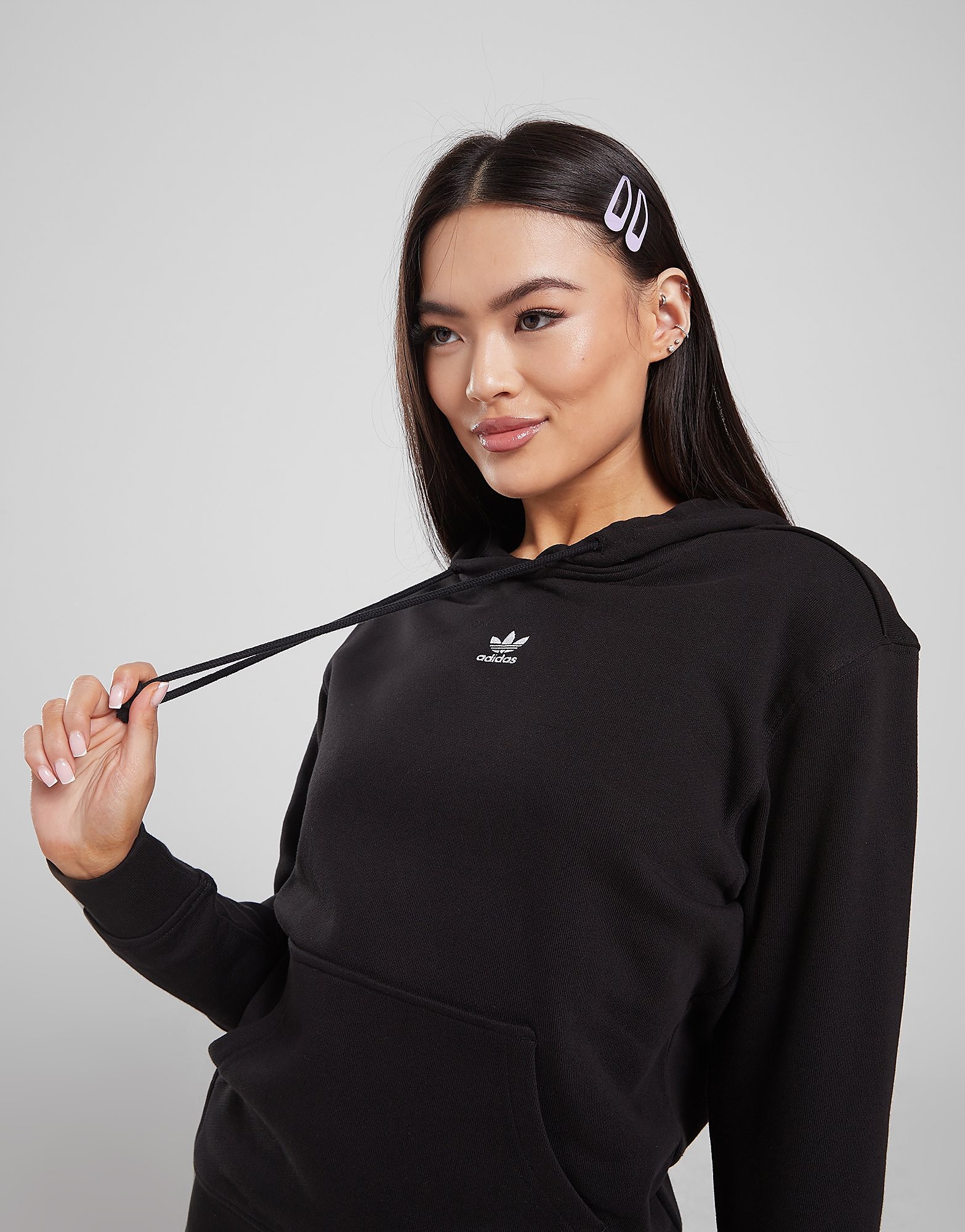 

adidas Originals Essential Hoodie - Black - Womens, Black