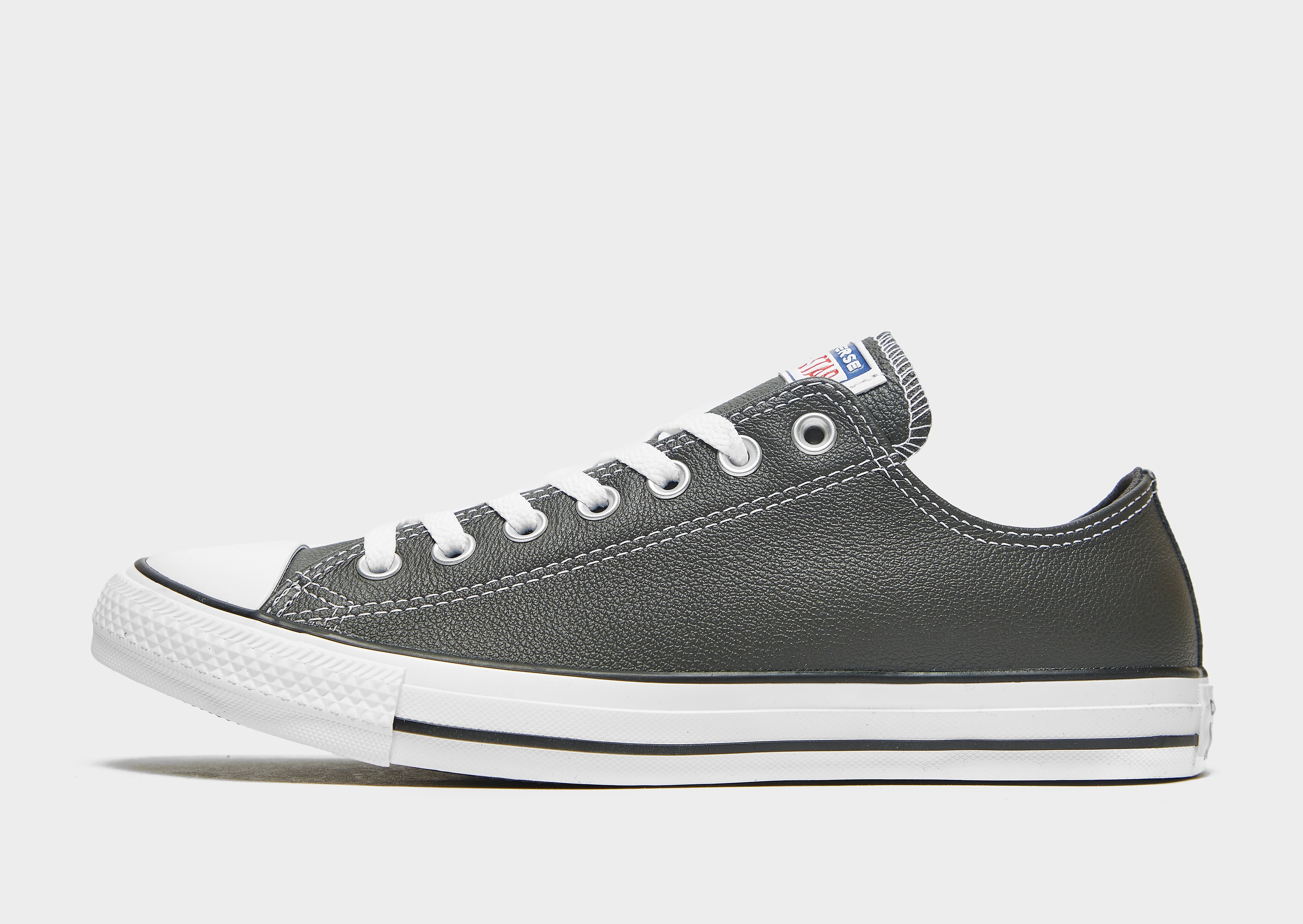 

Converse Chuck Taylor All Star Ox Leather - Black - Mens, Black
