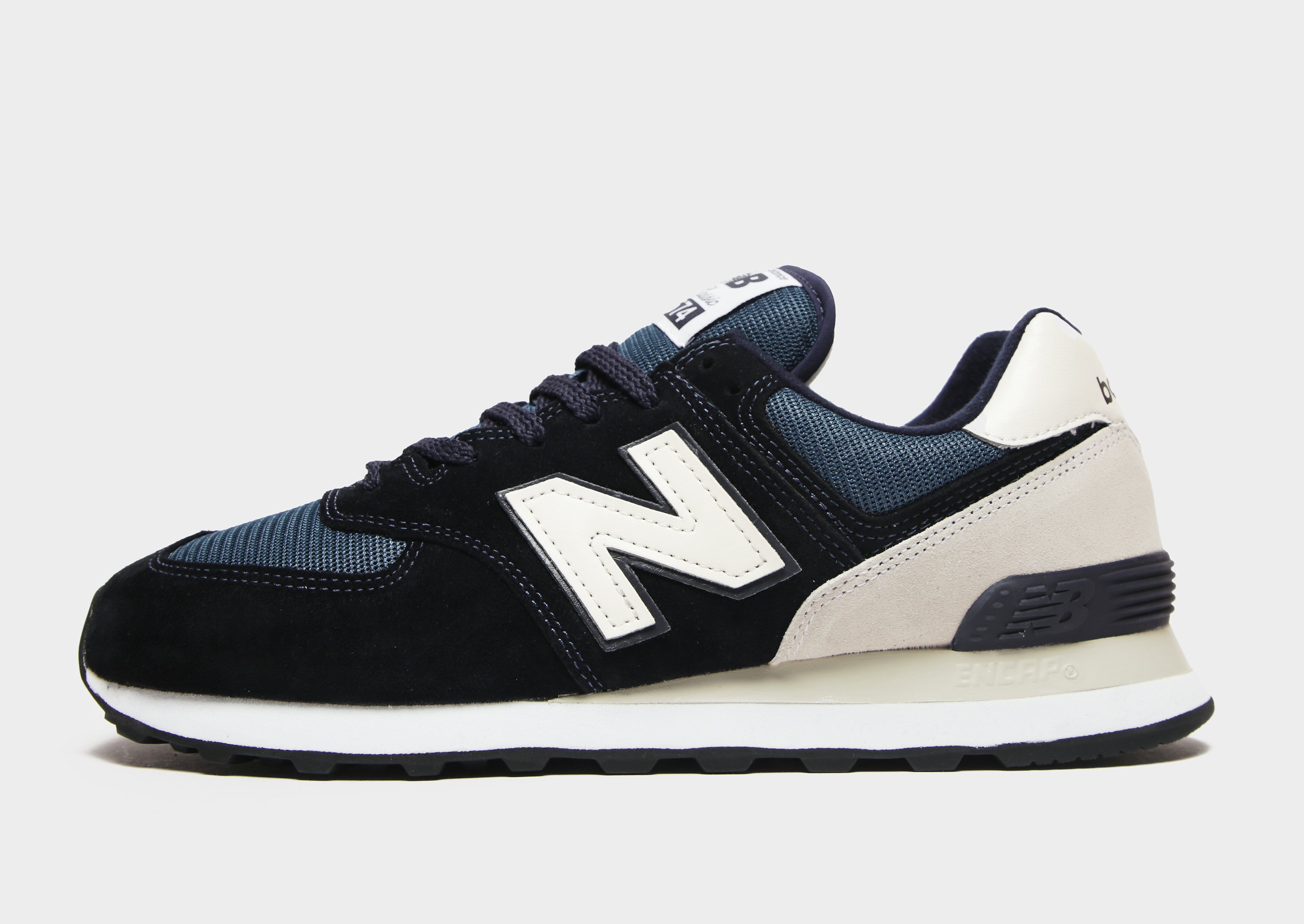 

New Balance 574 - BLUE/Black - Mens, BLUE/Black
