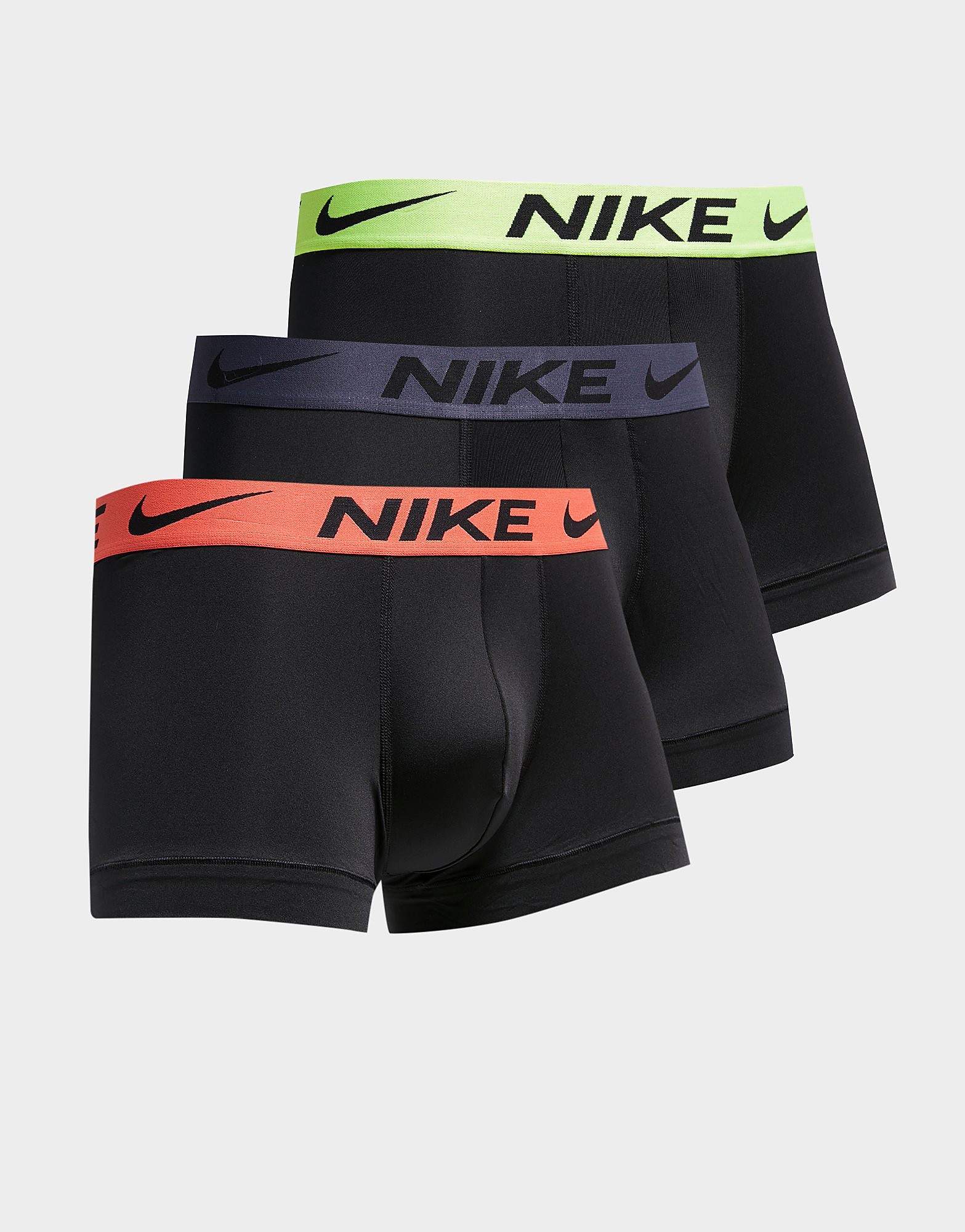 

Nike 3-Pack Trunks - Black/Lime - Mens, Black/Lime