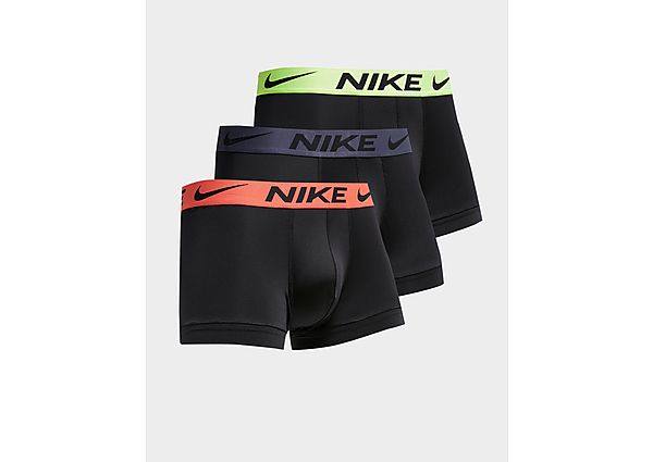 Nike 3-Pack Trunks - Black/Lime - Mens, Black/Lime