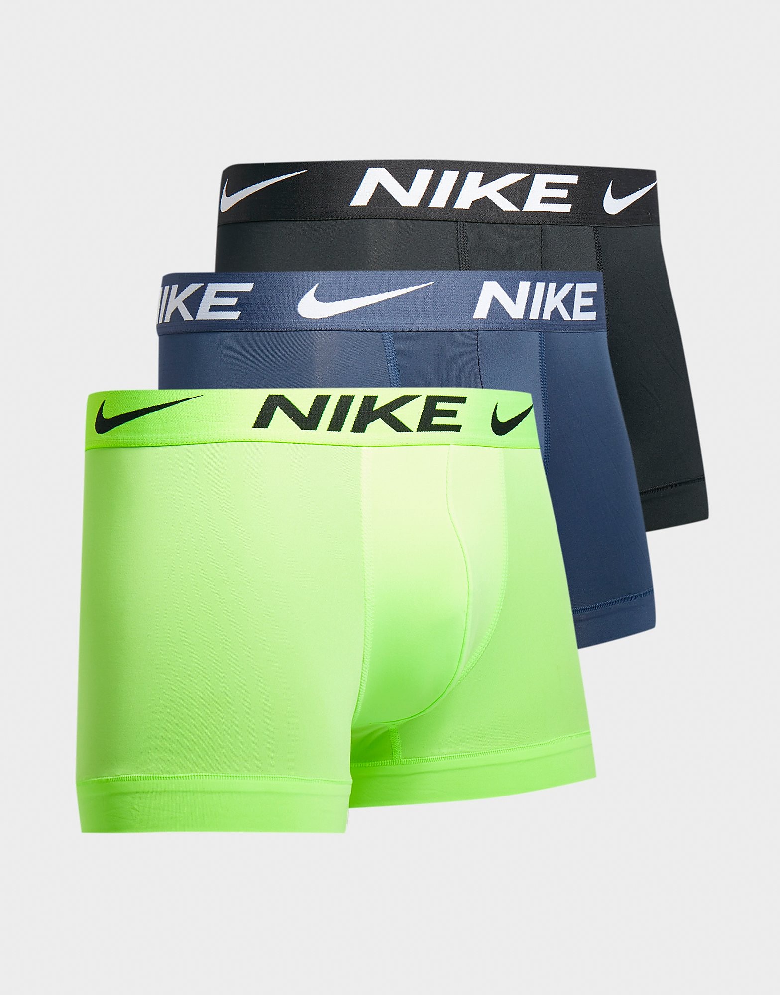 Nike Essential Micro Boxers (3 Pack) - Multi/Black - Mens, Multi/Black
