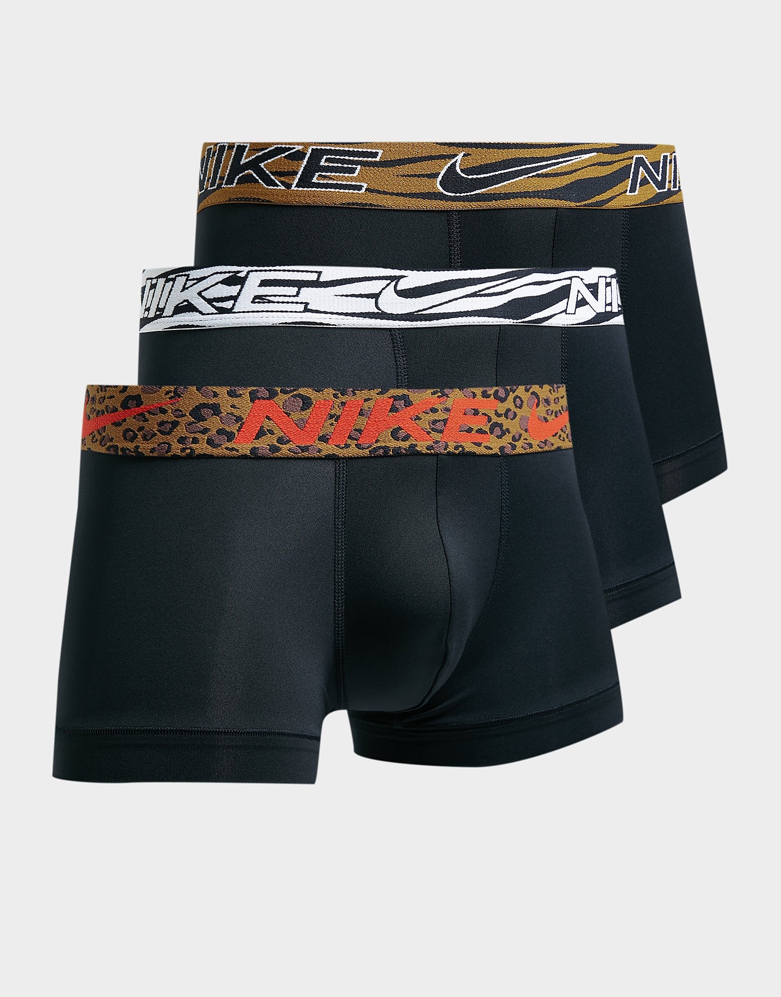

Nike 3-Pack Animal Trunks - Black - Mens, Black