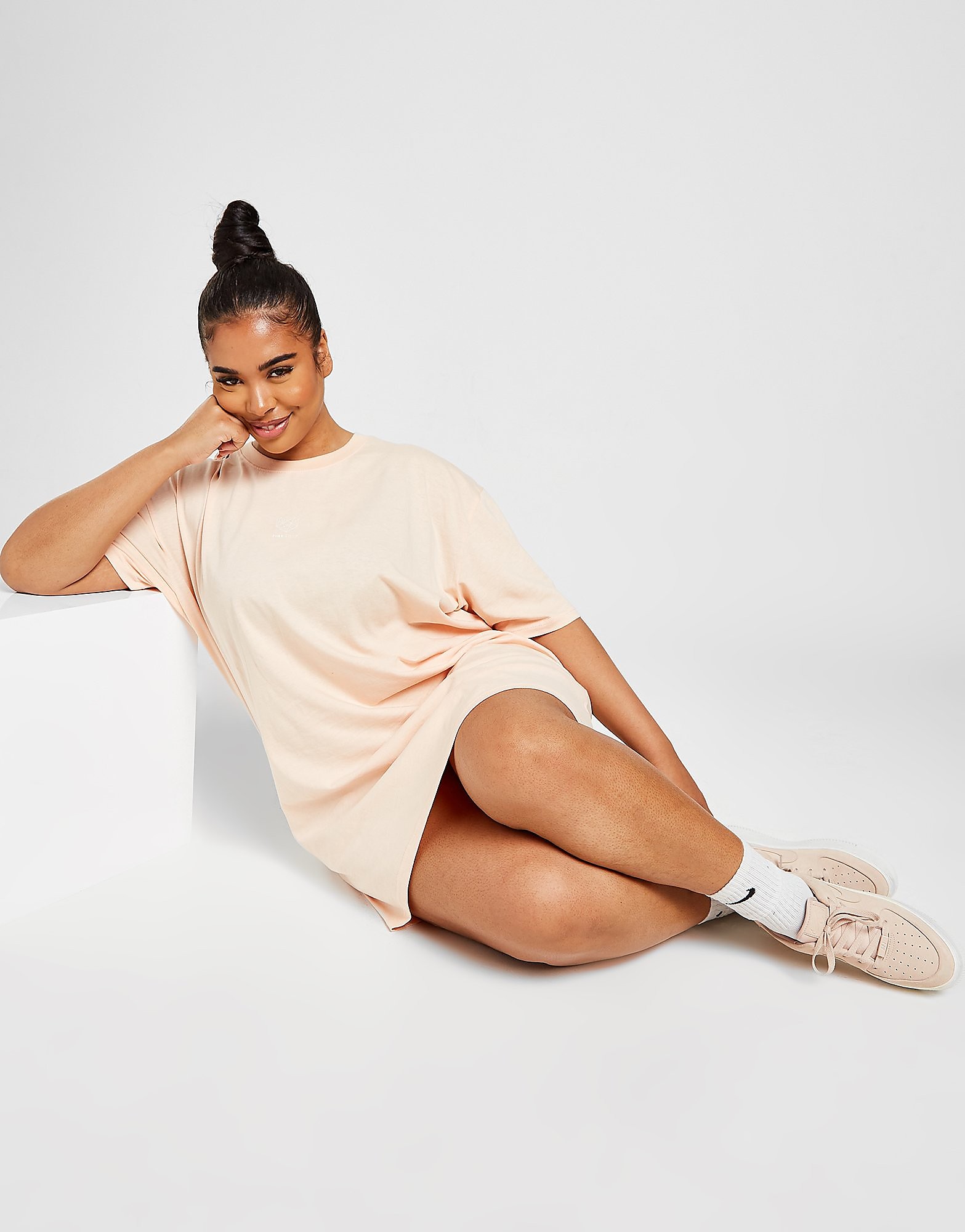 

Pink Soda Sport Plus Size Essential T-Shirt Dress - Only at JD - Pink - Womens, Pink
