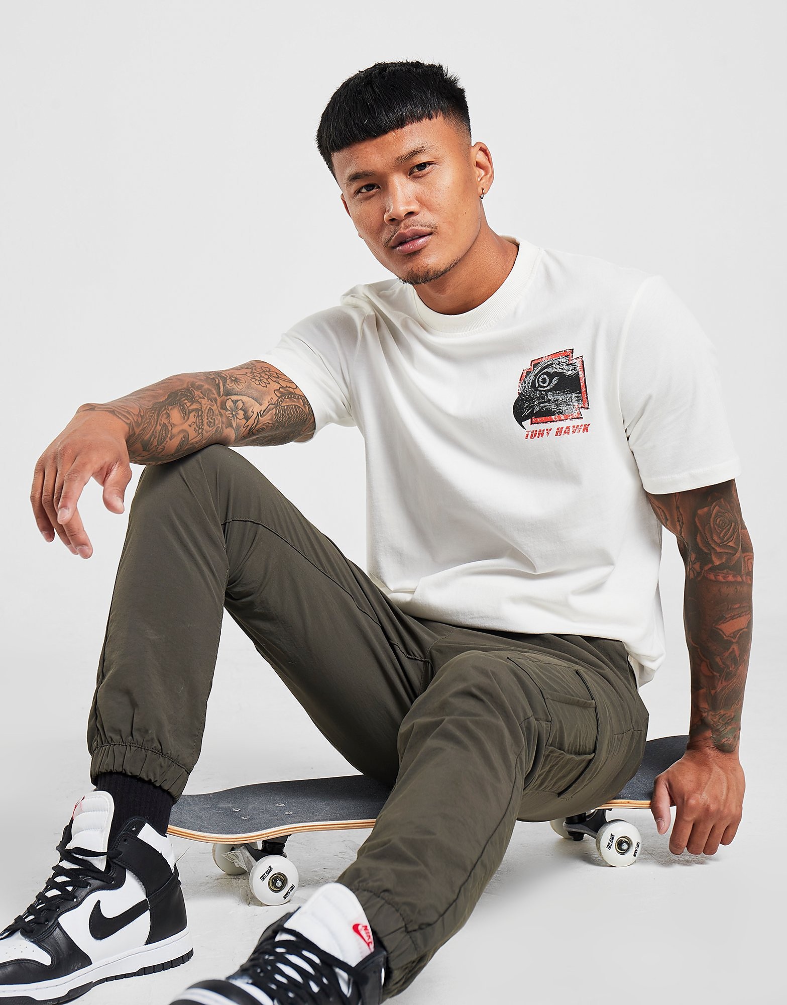 

Hawk Hugo T Shirt - White - Mens, White