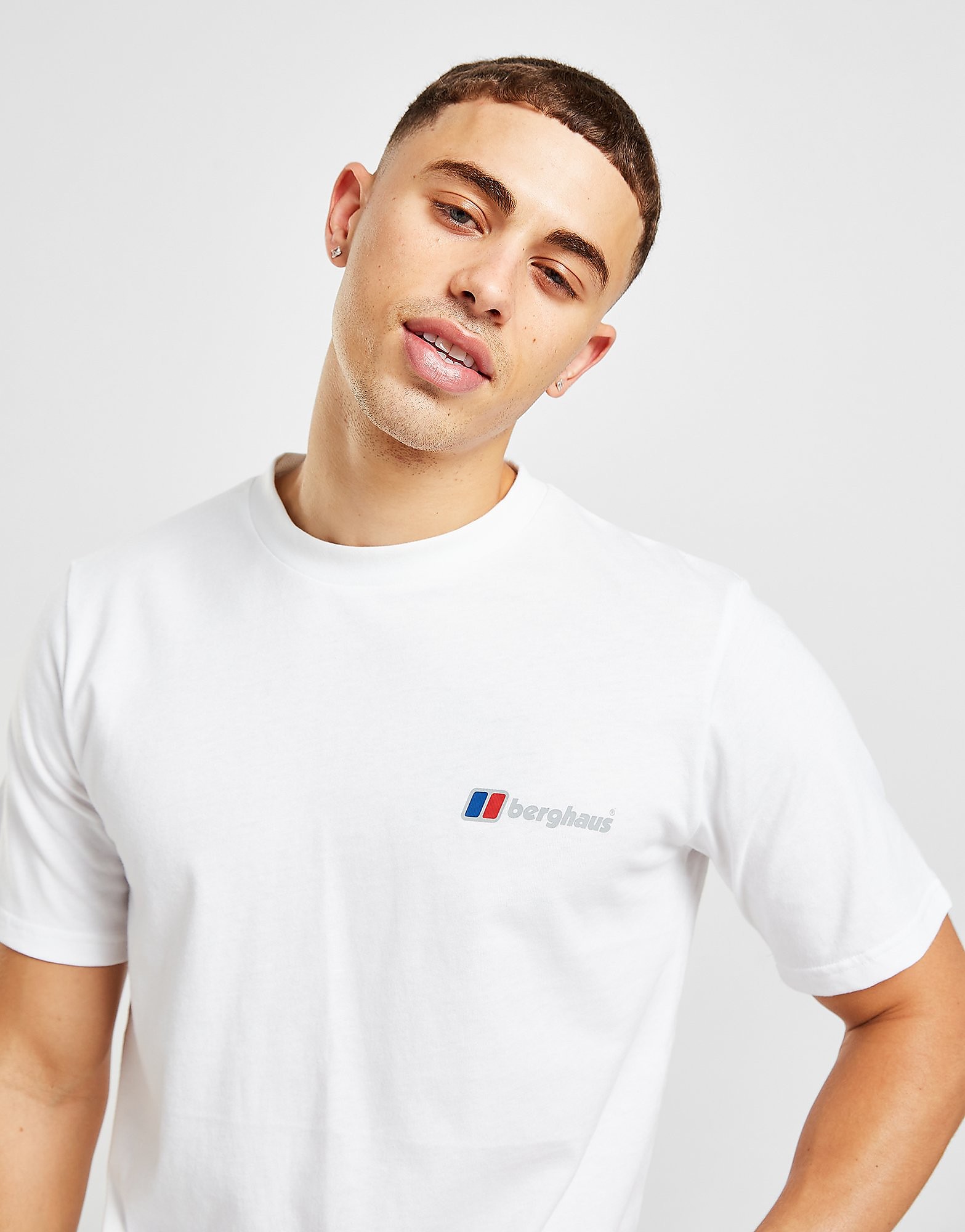 Berghaus Small Logo T-Shirt - Only at JD - White - Mens, White