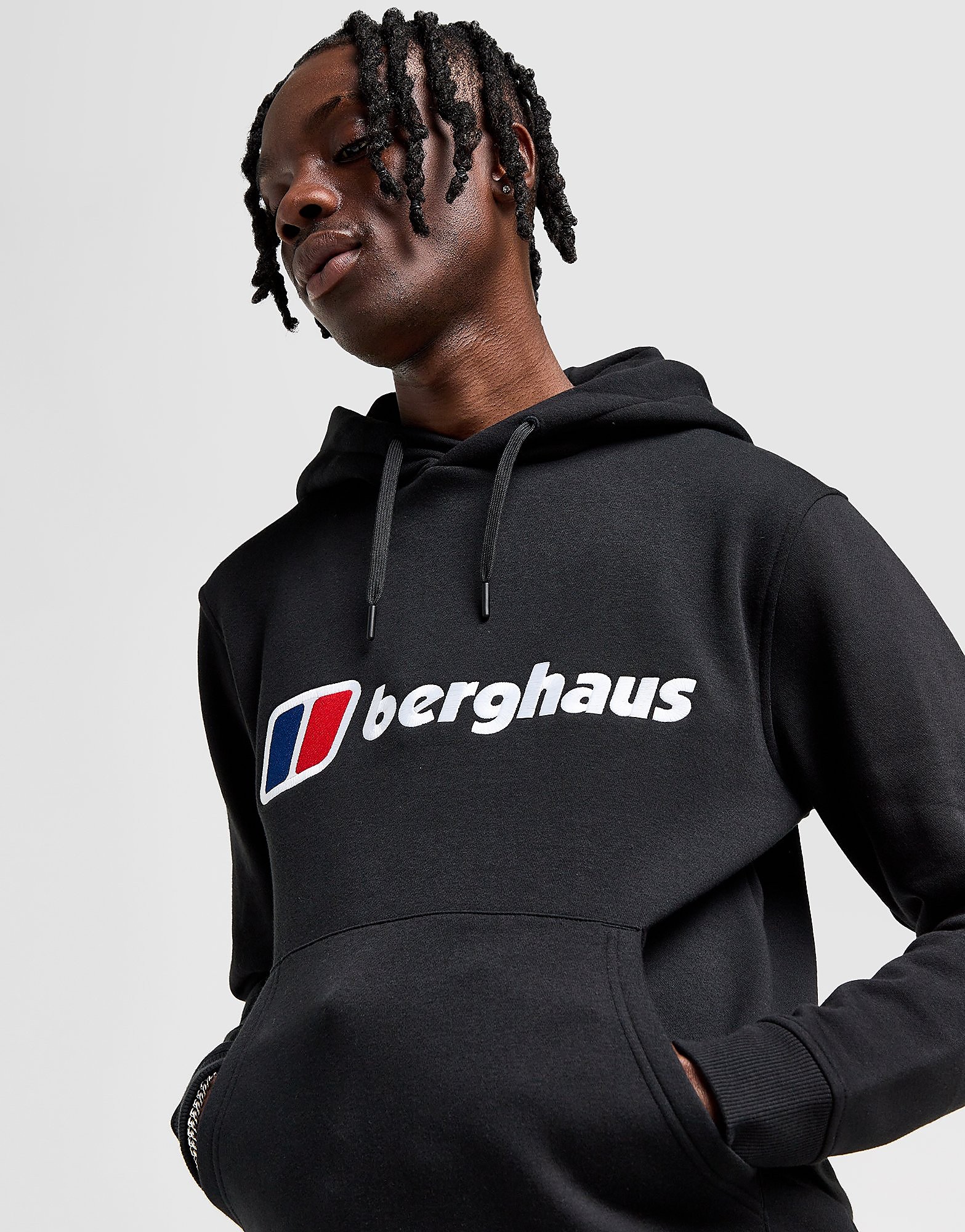 

Berghaus Over The Head Logo Hoodie - Only at JD - Black - Mens, Black
