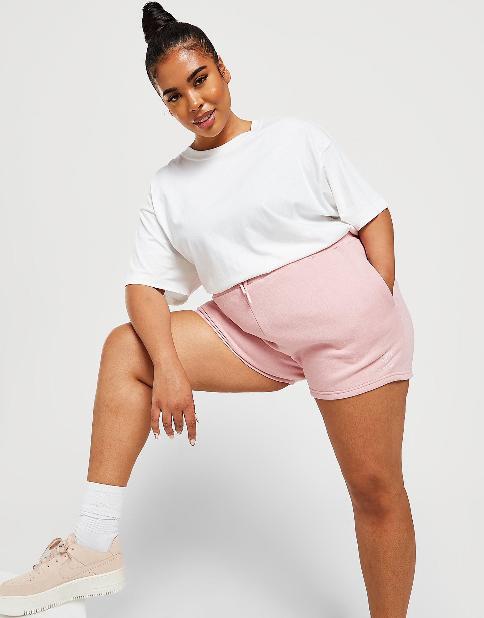 

Pink Soda Sport Essential Plus Size Fleece Boyfriend Shorts - Only at JD - Pink - Womens, Pink