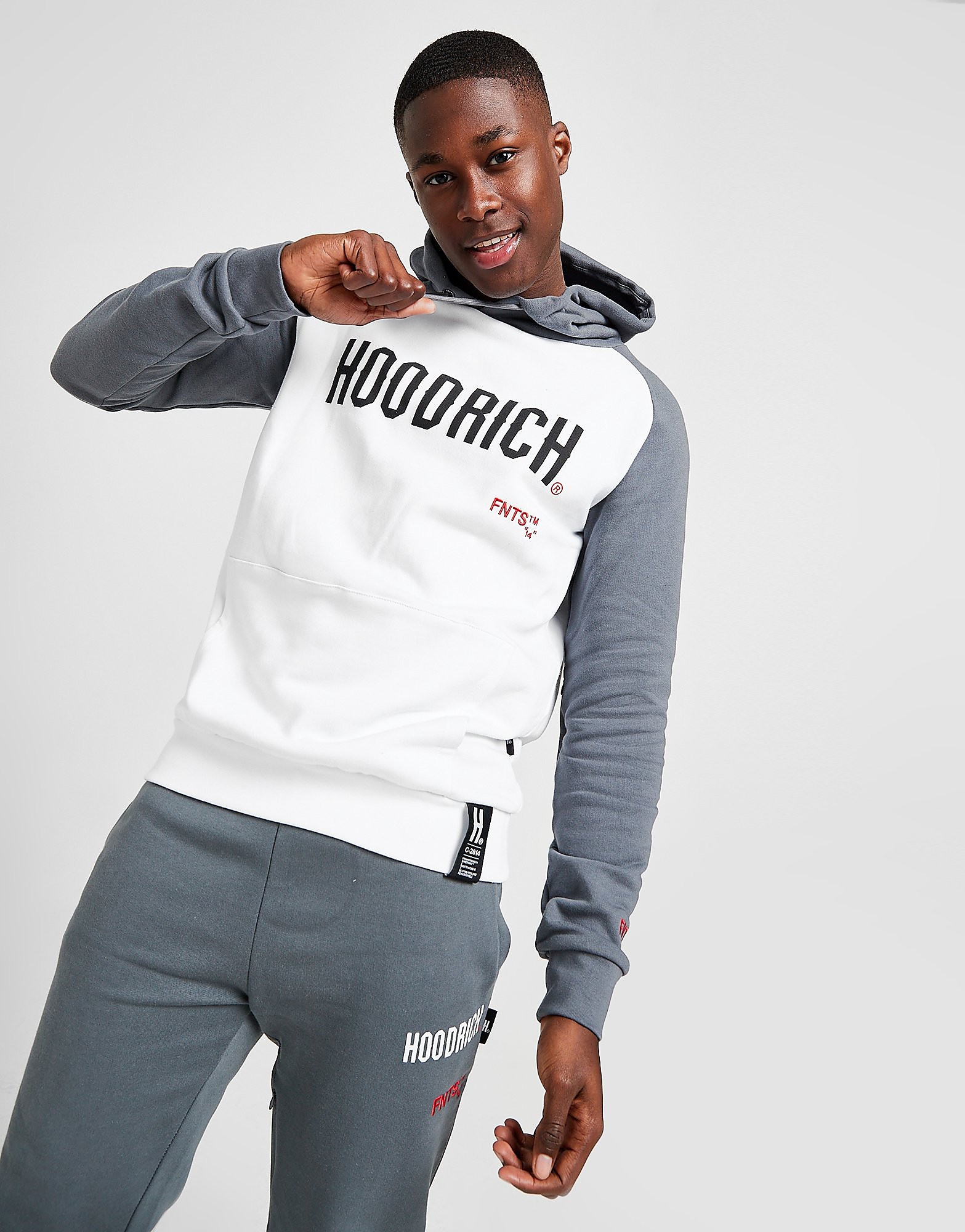 Hoodrich levelz huppari miehet mens valkoinen hoodrich JD Sports