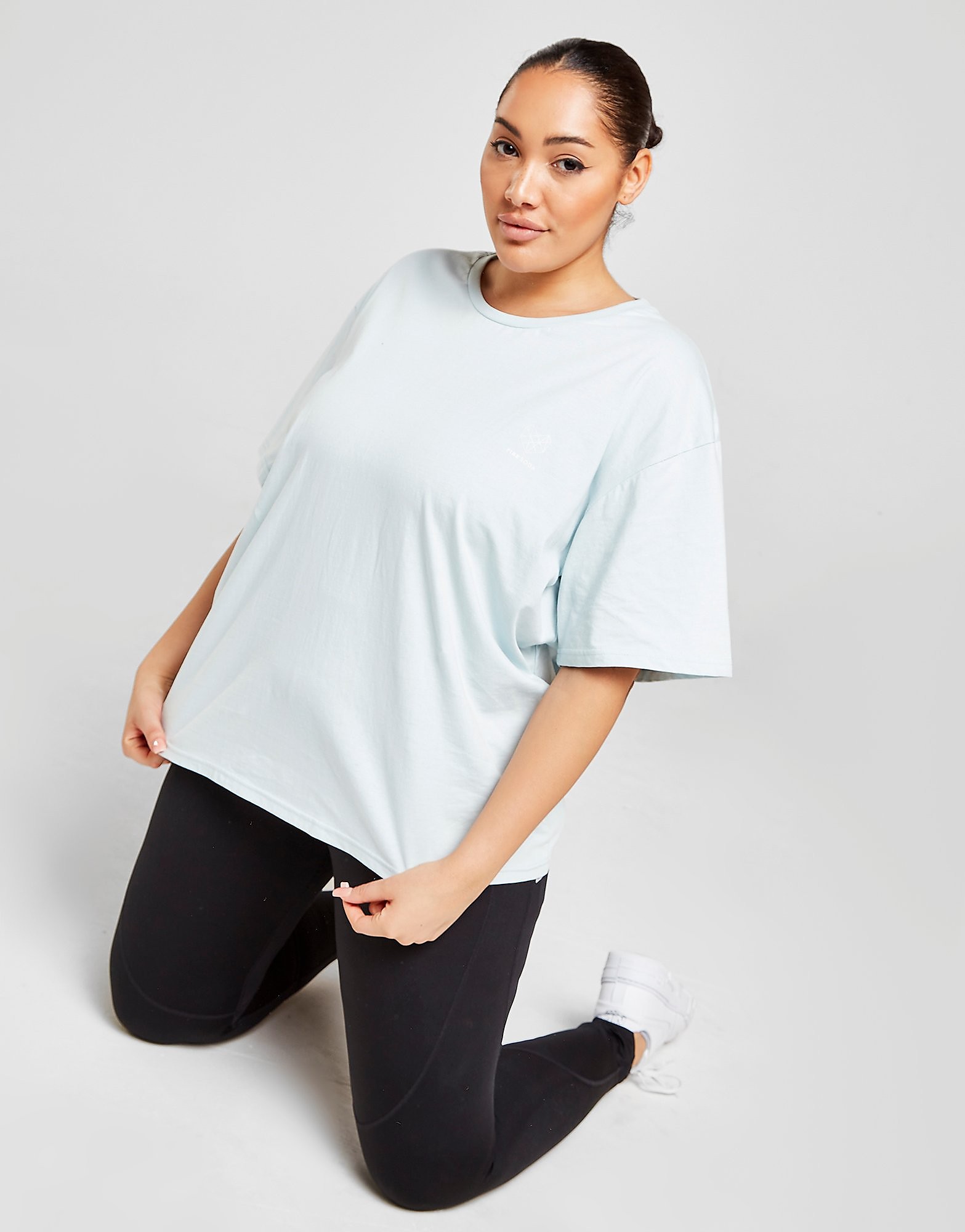 

Pink Soda Sport Essentials Plus Size Boyfriend T-Shirt - Only at JD - Blue - Womens, Blue