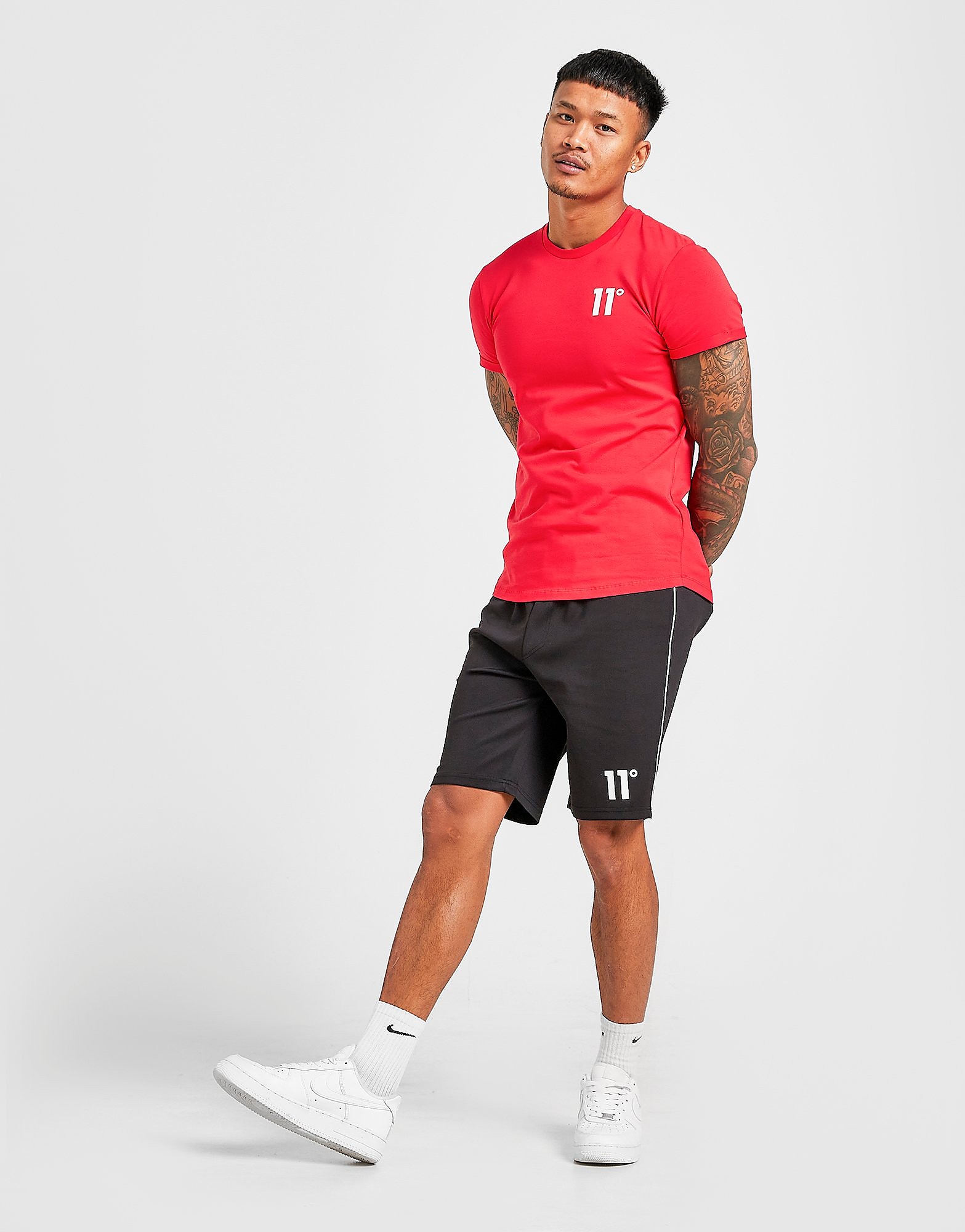 

11 Degrees Poly Shorts - Only at JD - Black - Mens, Black