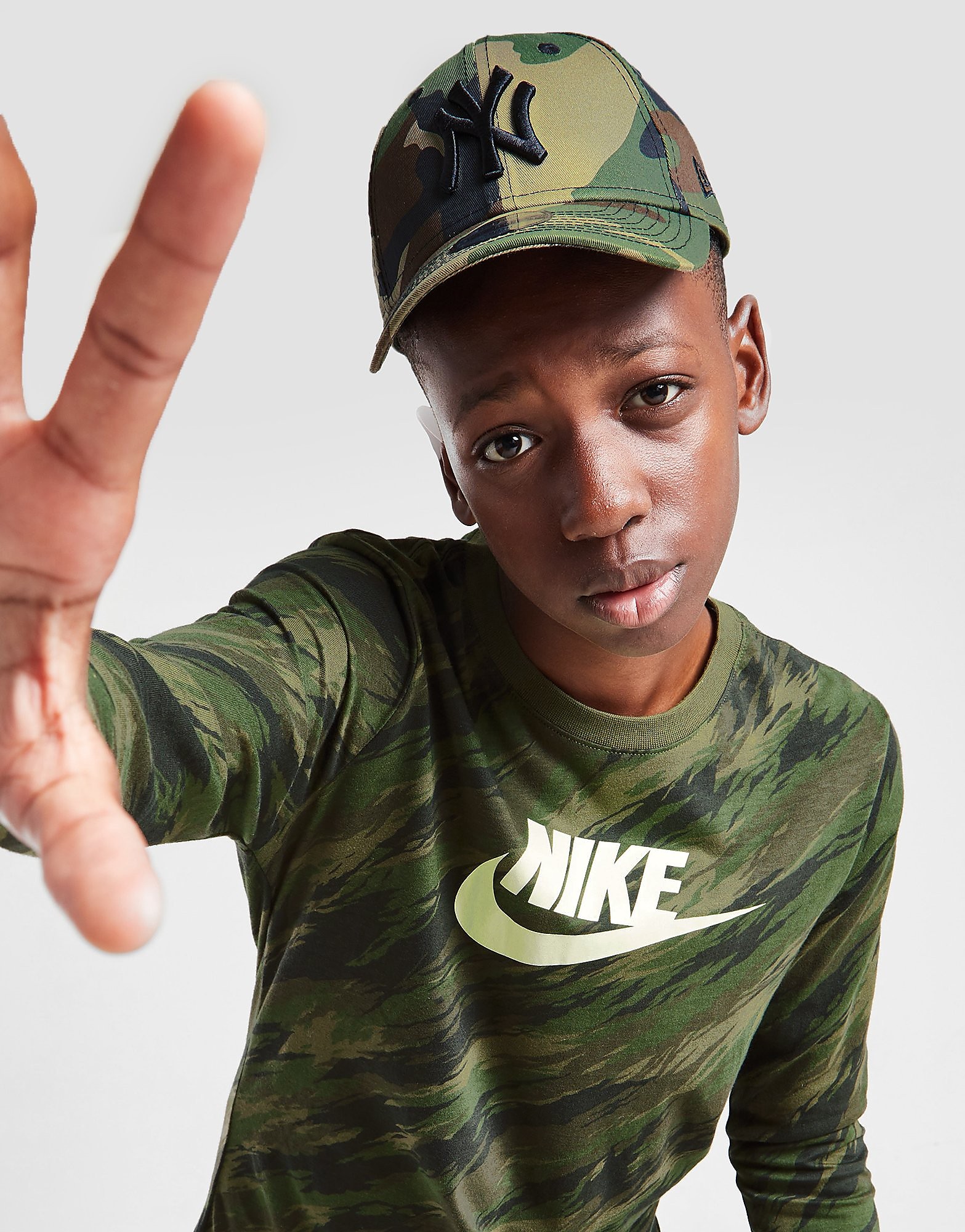 

Nike Sportswear Long Sleeve T-Shirt Junior - Rough Green - Kids, Rough Green
