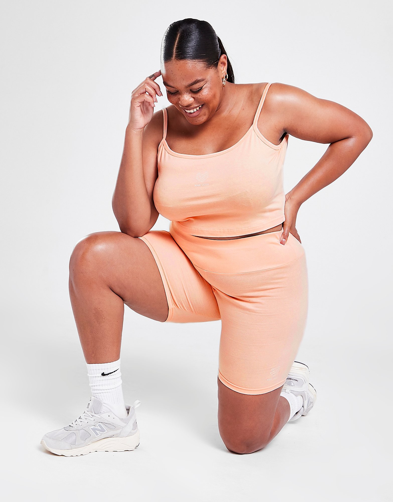 

Pink Soda Sport Essential Plus Size Cycle Shorts - Only at JD - Orange - Womens, Orange