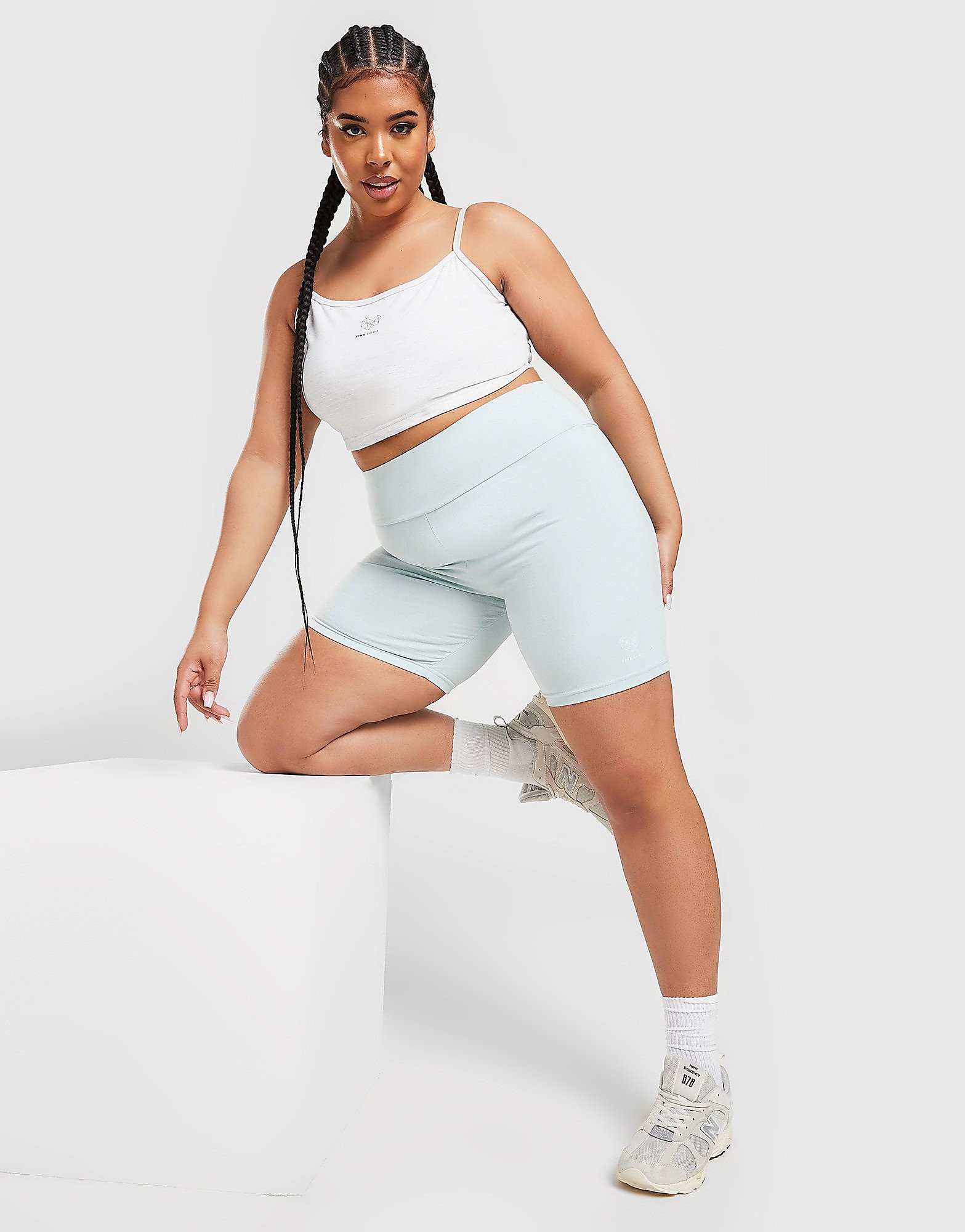 

Pink Soda Sport Essentials Plus Size Cycle Shorts - Only at JD - Blue - Womens, Blue