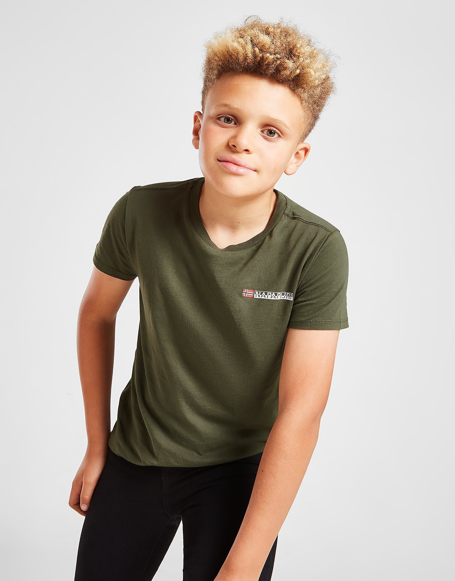 

Napapijri Back Hit T-Shirt Junior - Only at JD - Green - Kids, Green