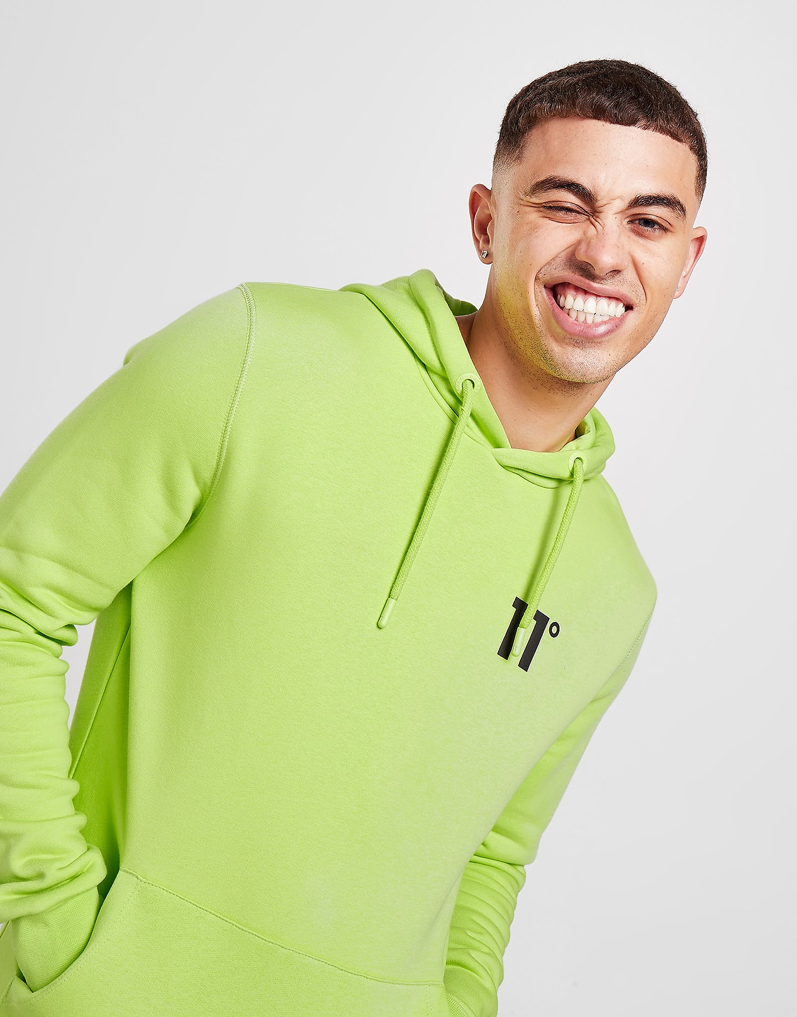 

11 Degrees Core Overhead Hoodie - Only at JD - Green - Mens, Green