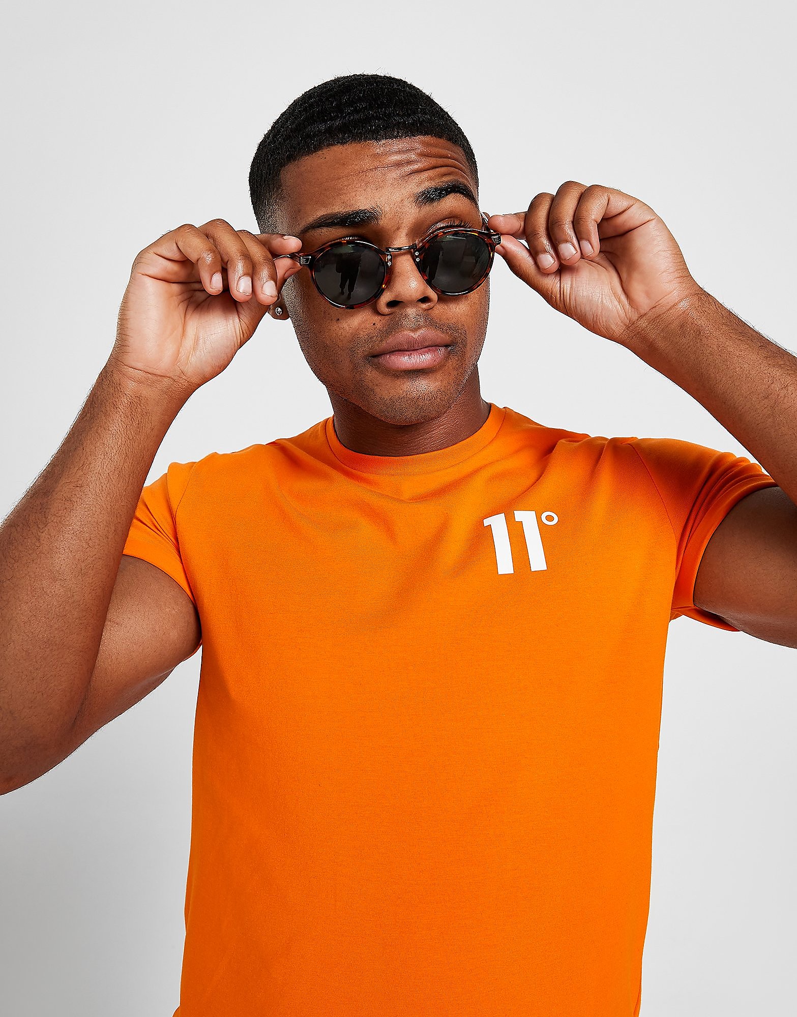 

11 Degrees Core T-Shirt - Orange - Mens, Orange