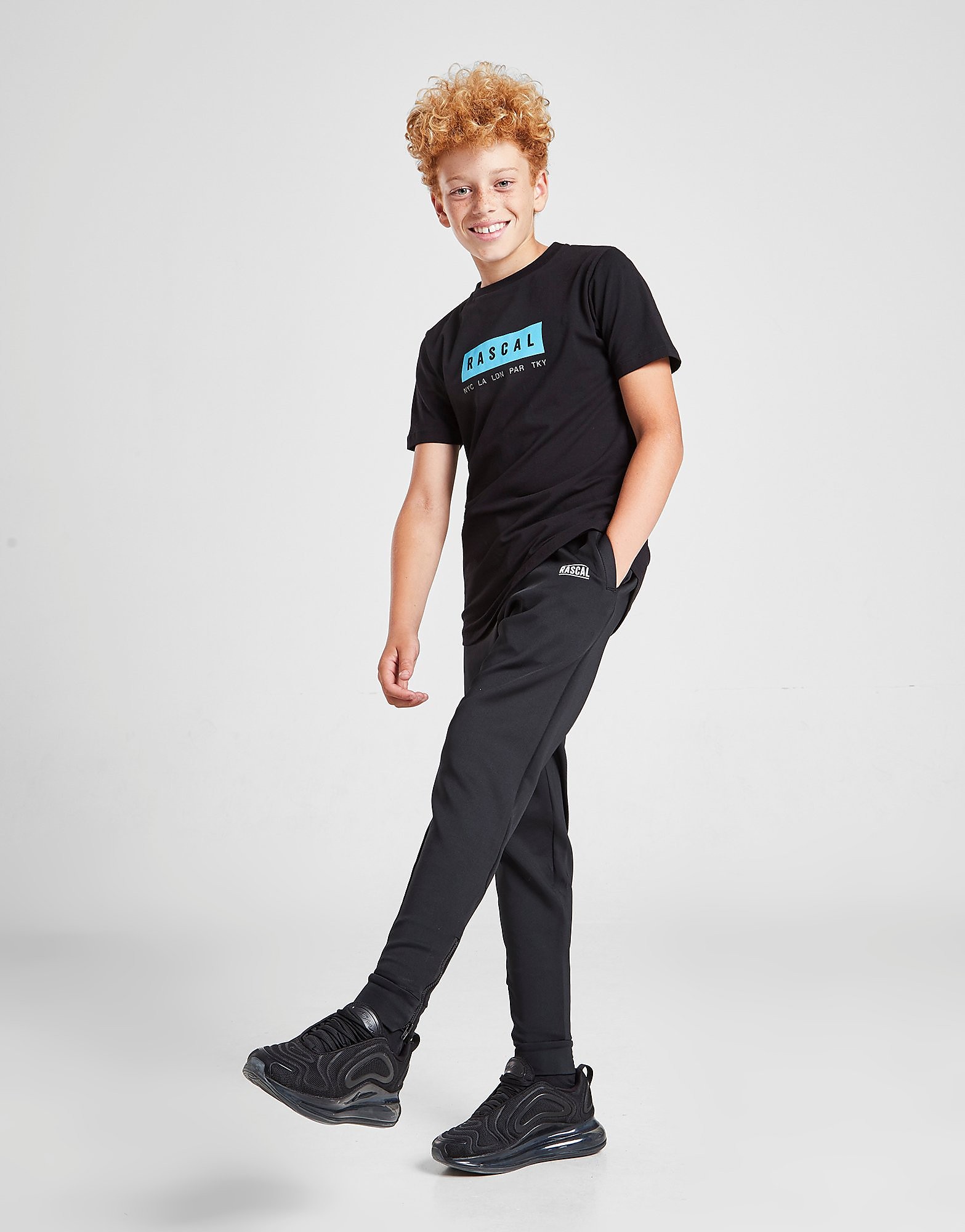 

Rascal Essential Poly Track Pants Junior - Black - Kids, Black
