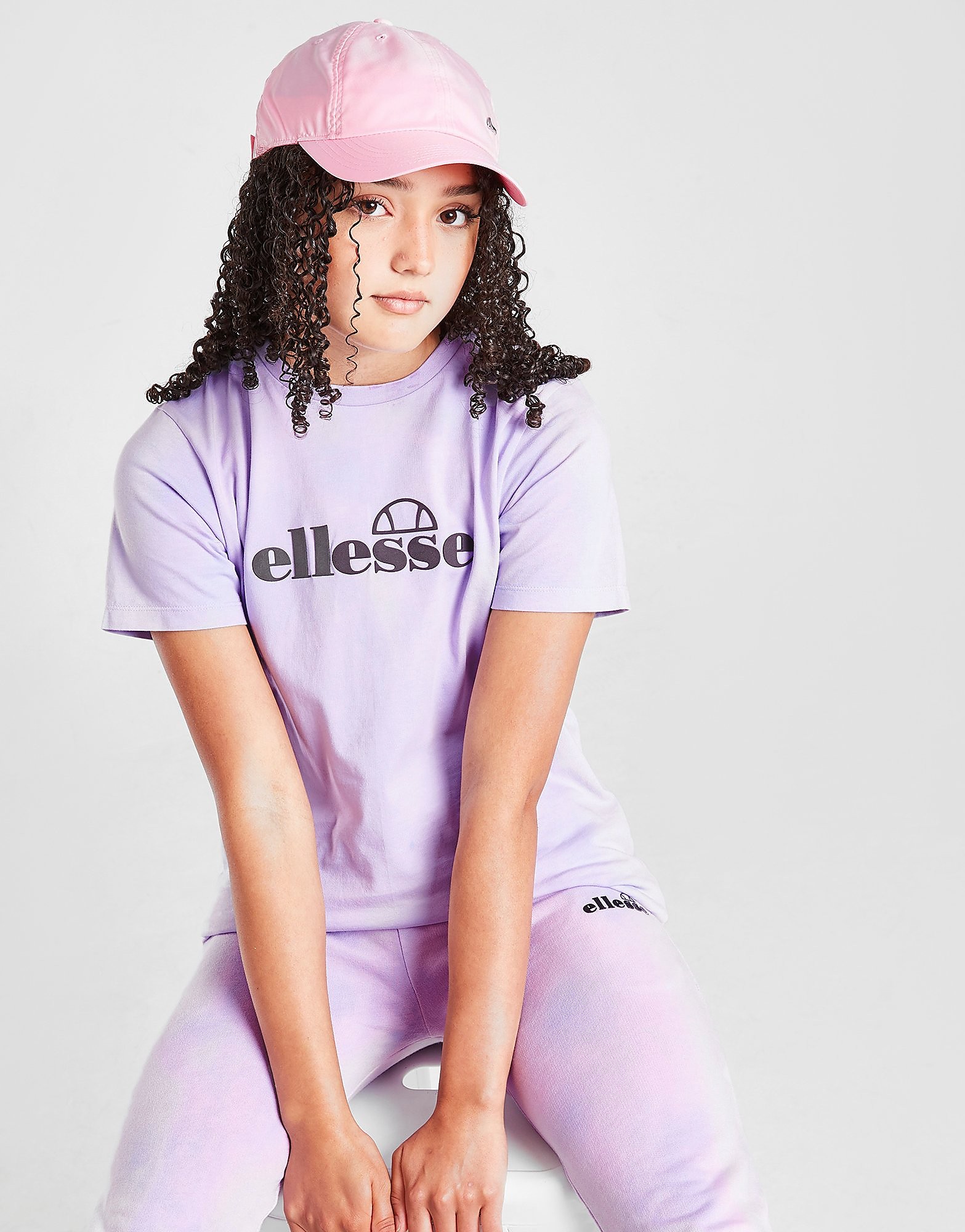

Ellesse Girls' Fernanda Boyfriend Tie-Dye T-Shirt Junior - Purple - Kids, Purple