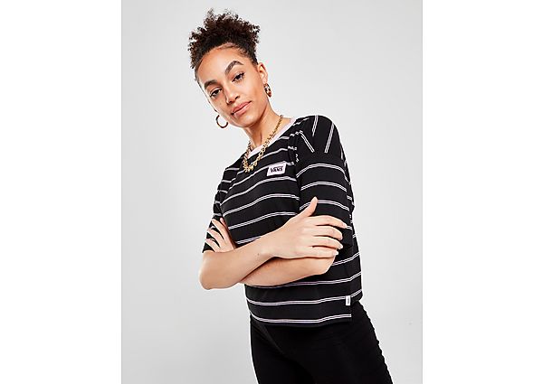 Vans T-Shirt Stripe Crop Femme