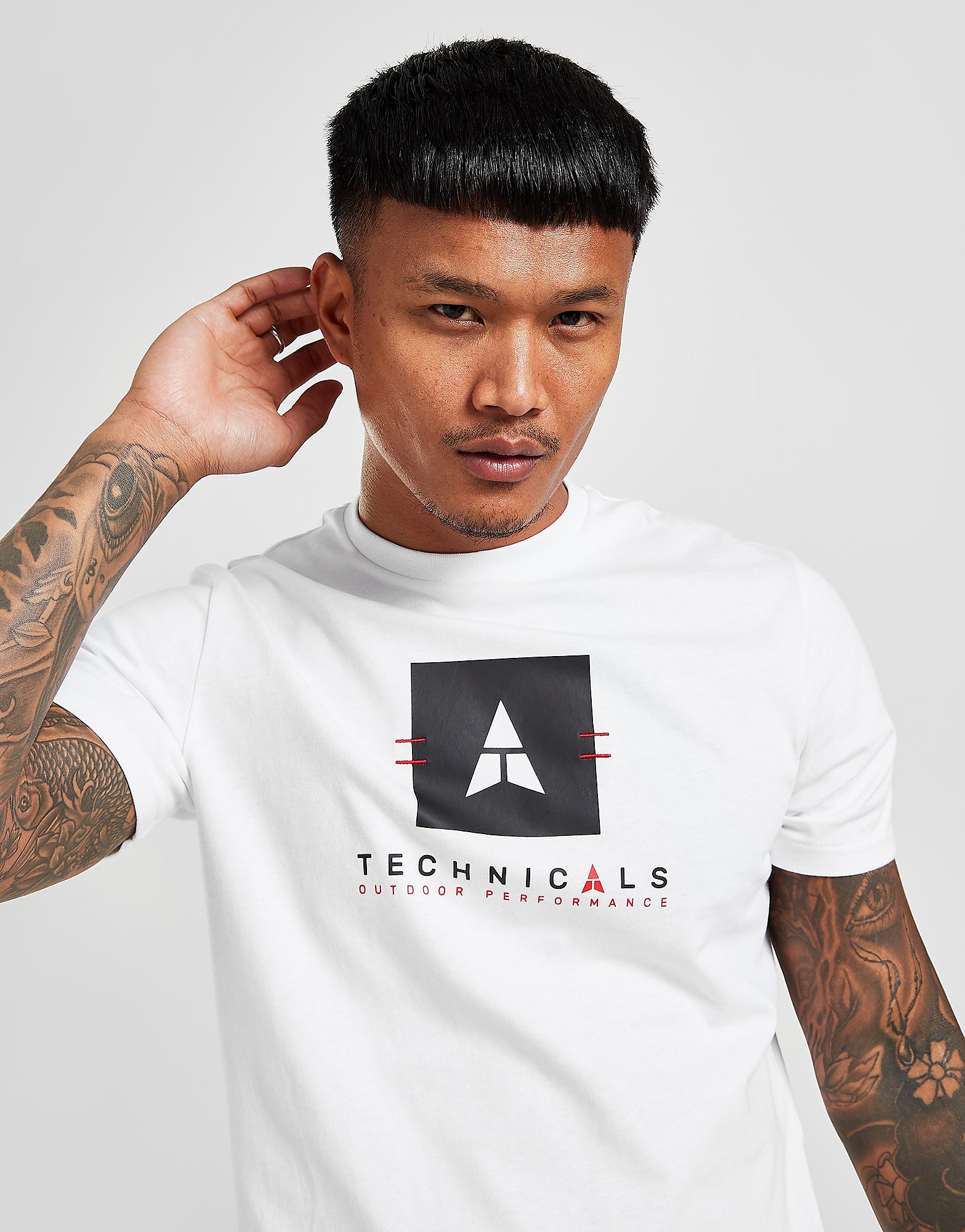 

Technicals Trinity T-Shirt - White - Mens, White