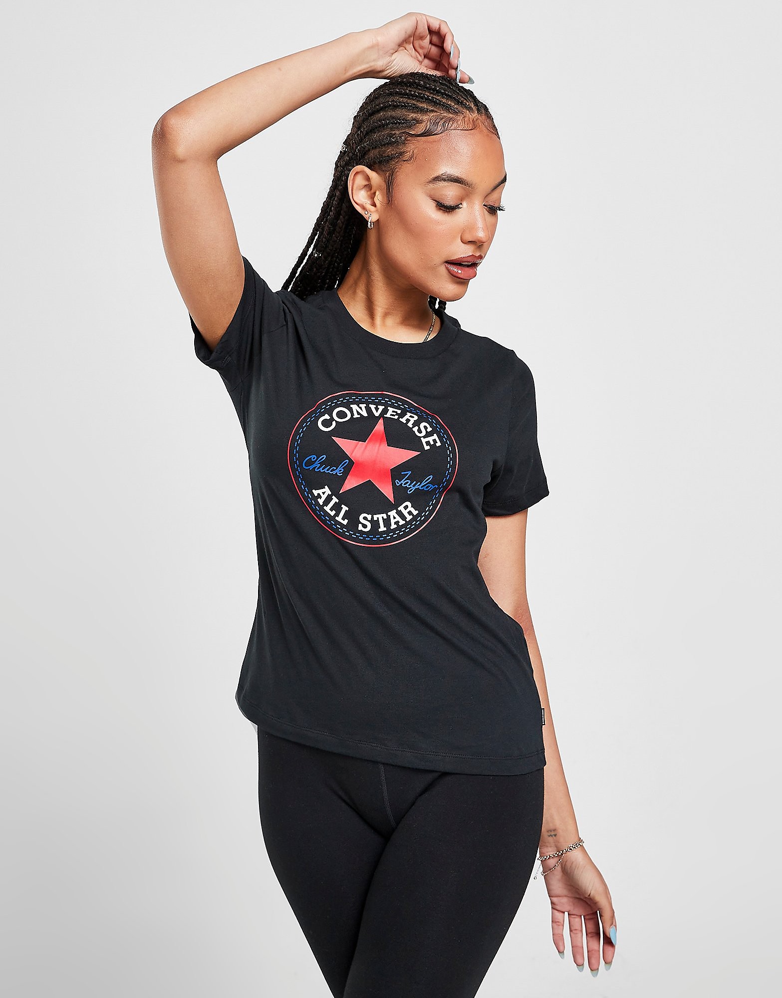 

Converse Chuck Taylor T-Shirt - Black - Womens, Black