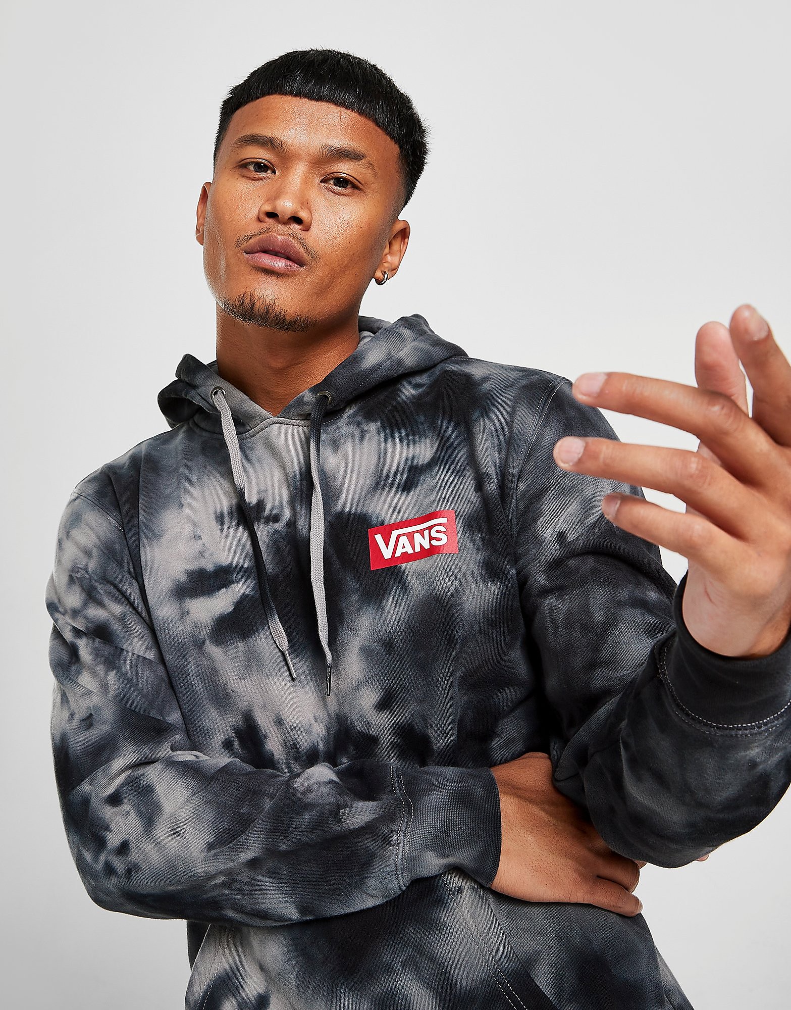 

Vans Overhead Tie Dye Hoodie - Only at JD - Black - Mens, Black